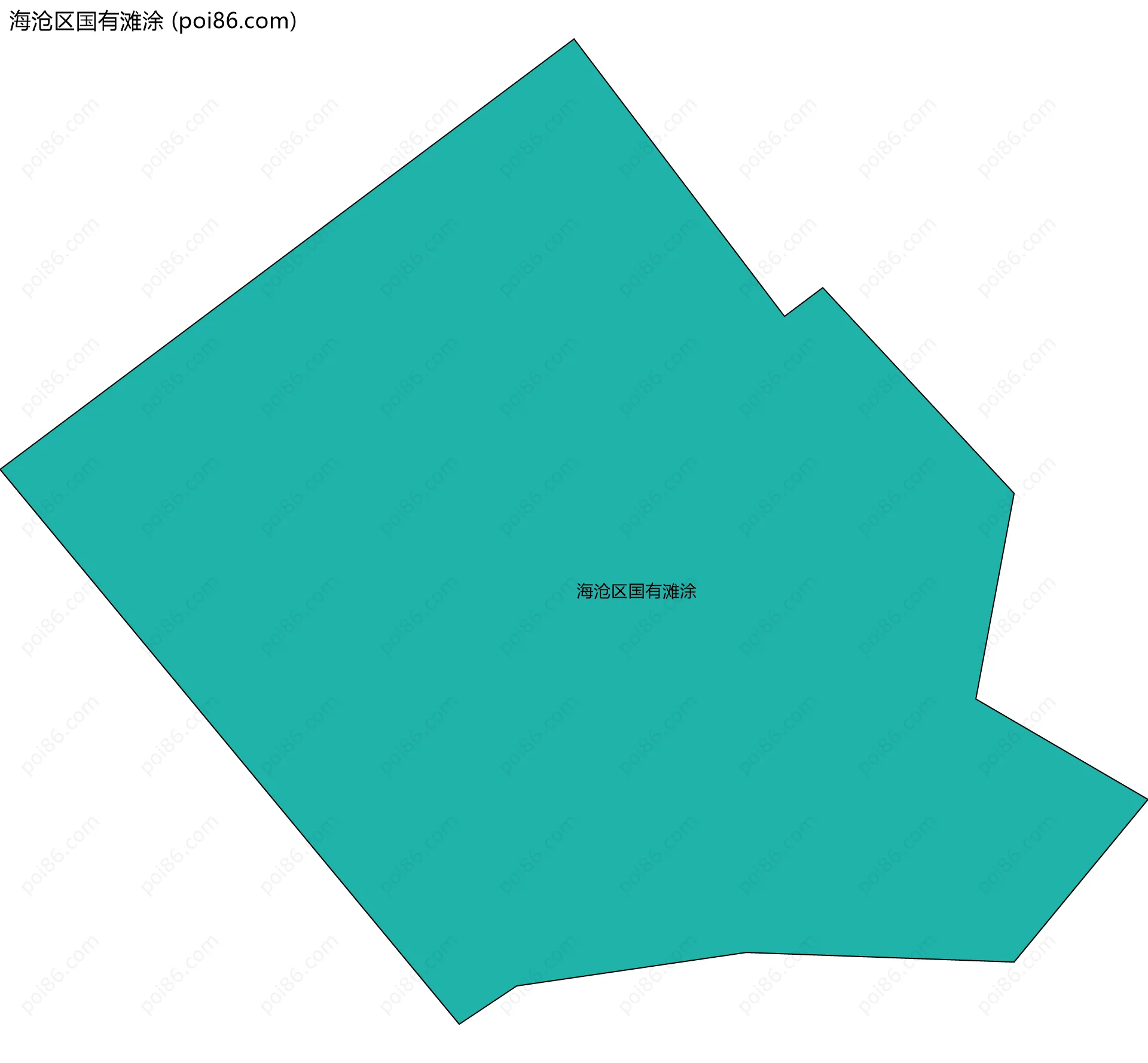 海沧区国有滩涂边界地图