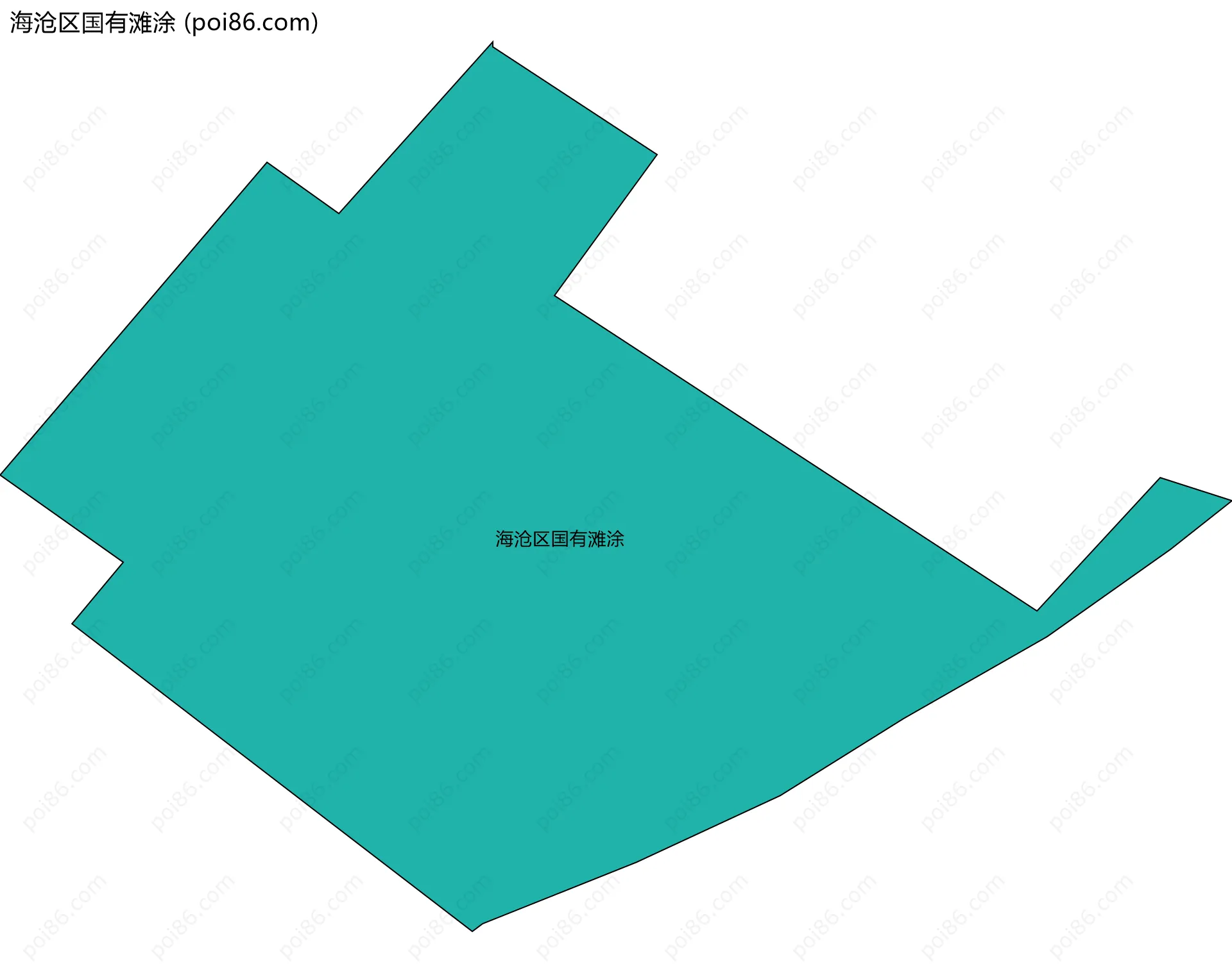 海沧区国有滩涂边界地图