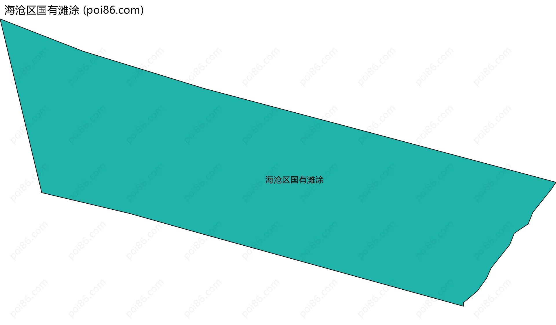 海沧区国有滩涂边界地图