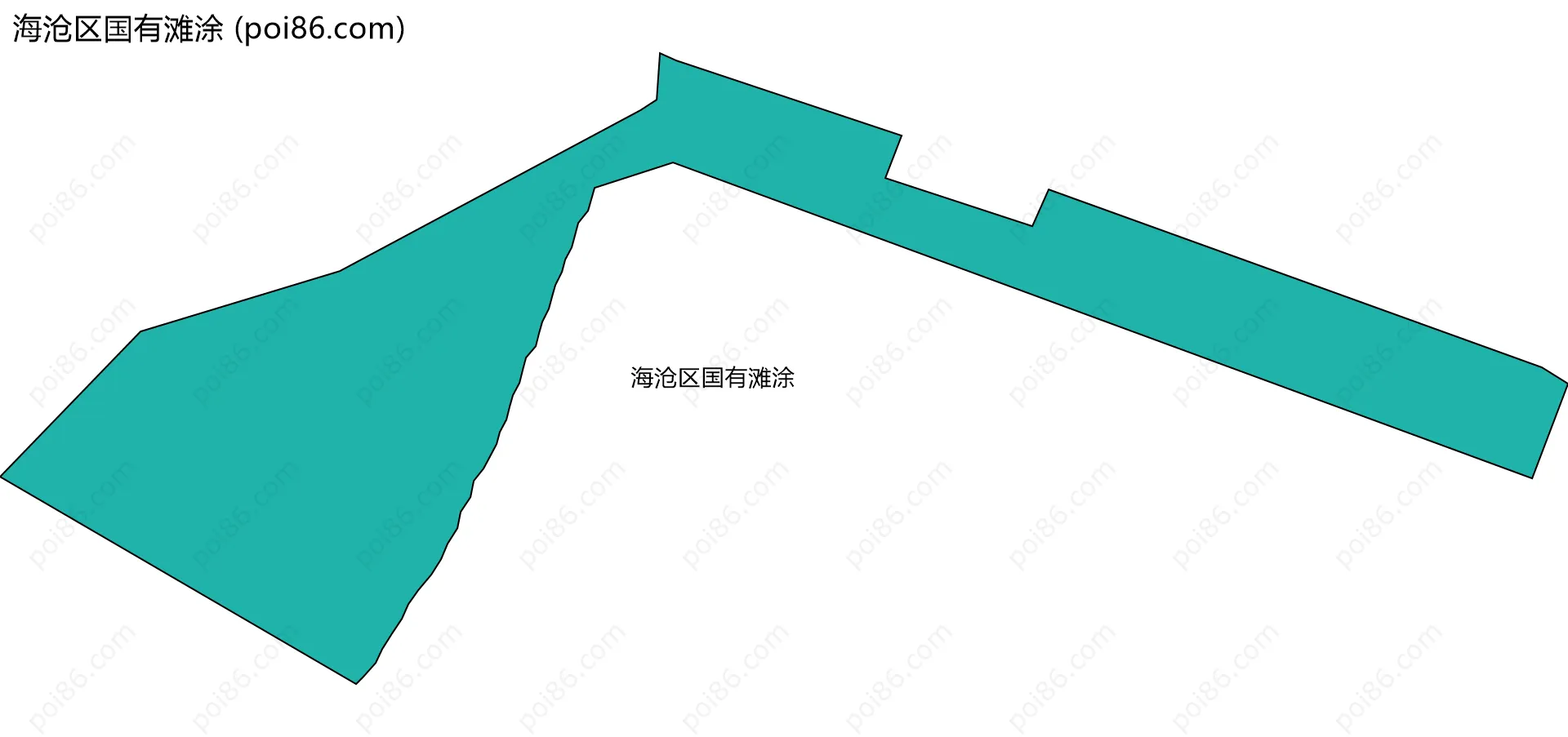 海沧区国有滩涂边界地图