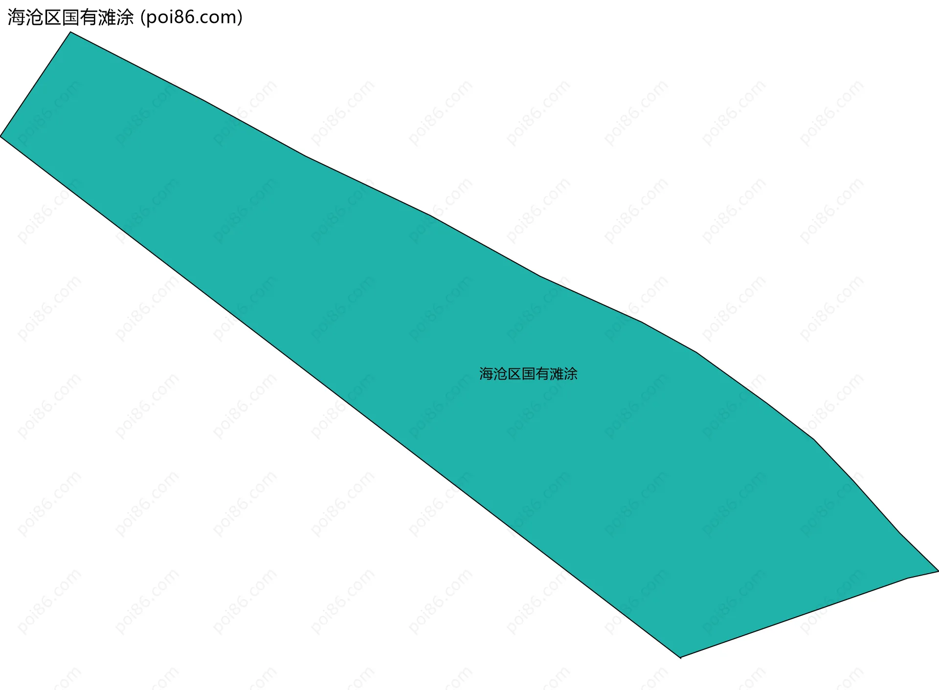 海沧区国有滩涂边界地图