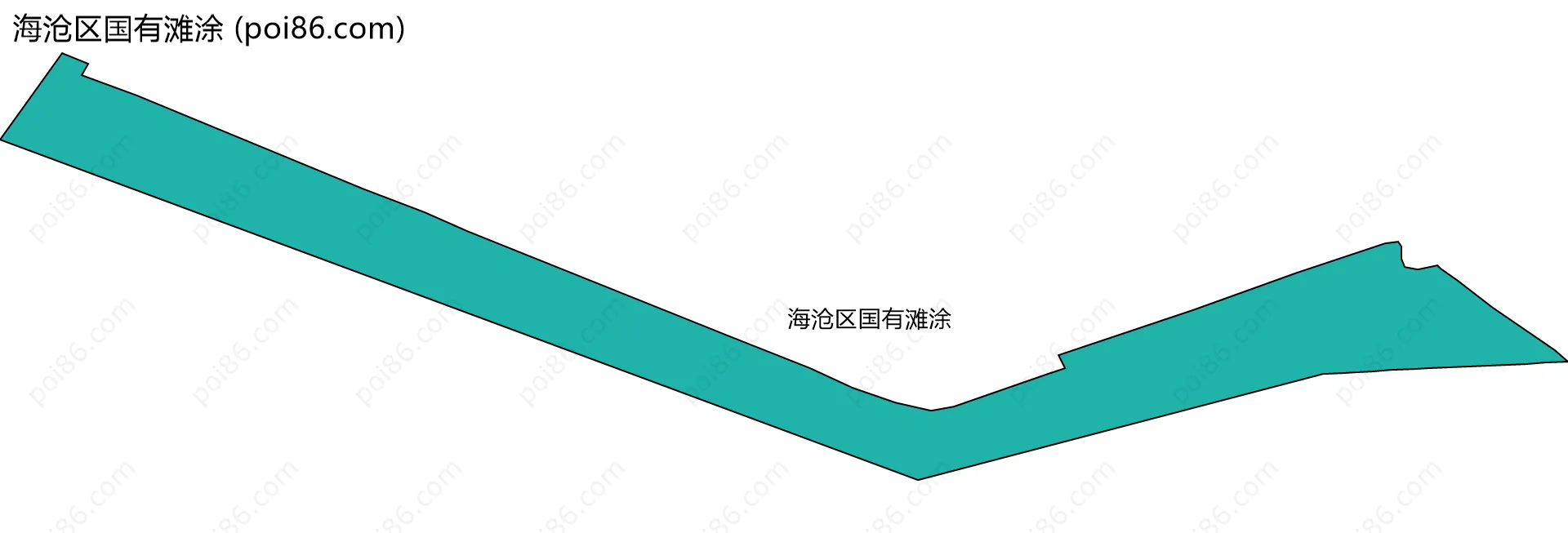 海沧区国有滩涂边界地图