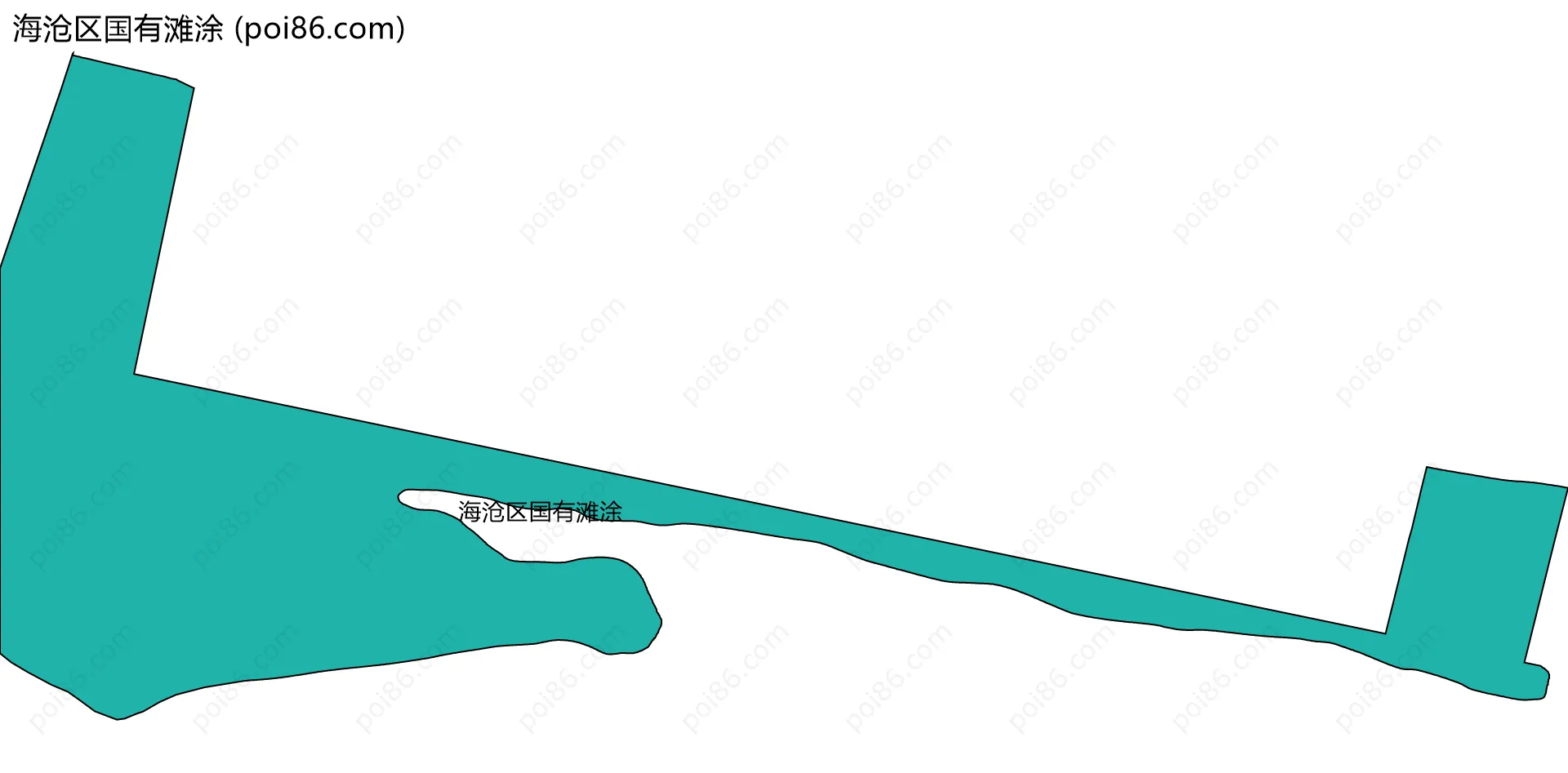 海沧区国有滩涂边界地图