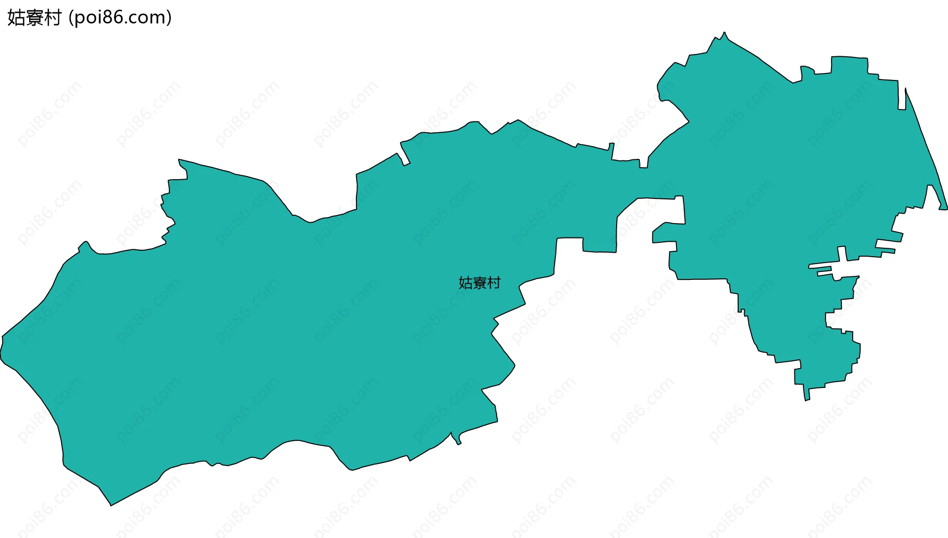 姑寮村边界地图