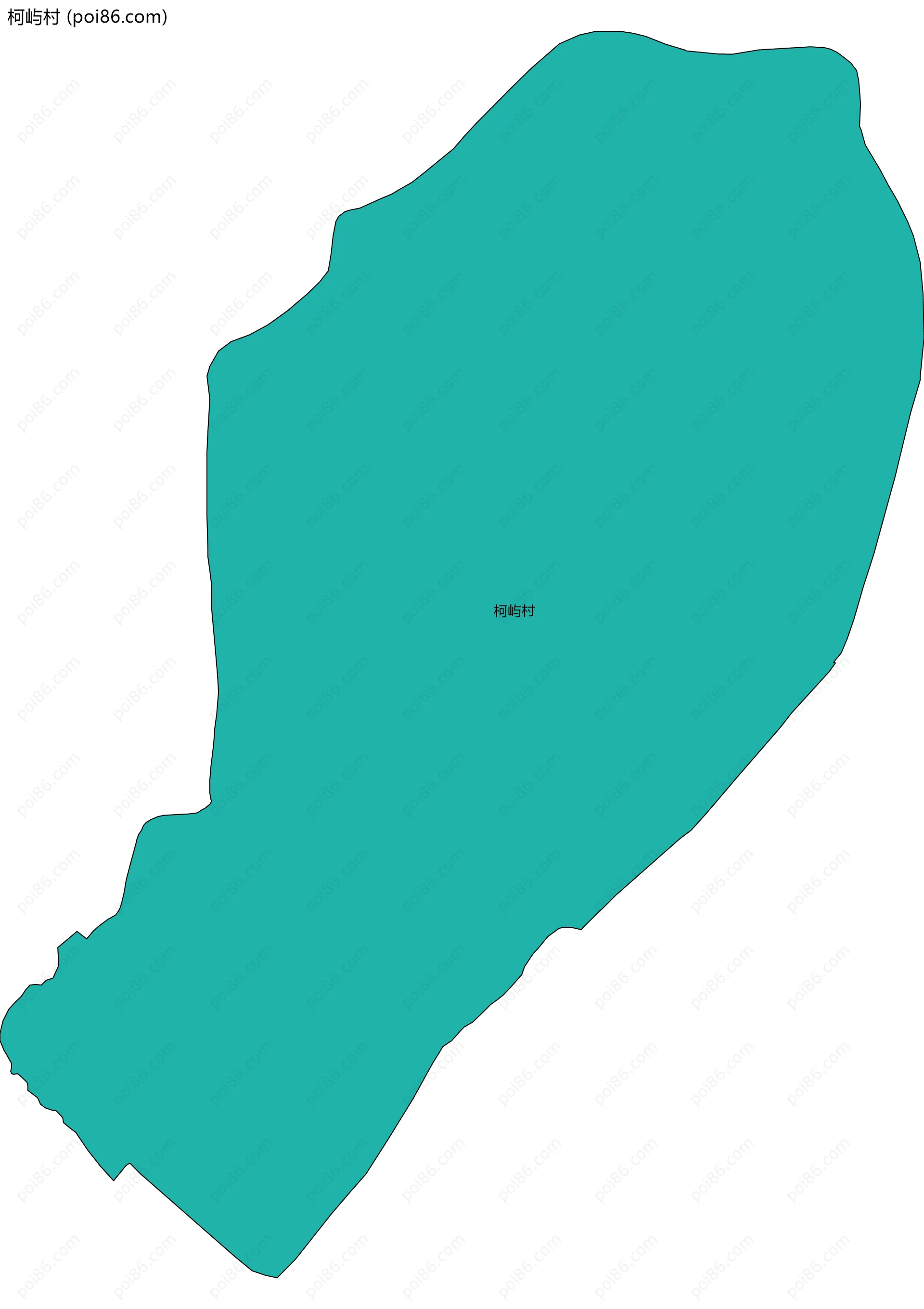 柯屿村边界地图