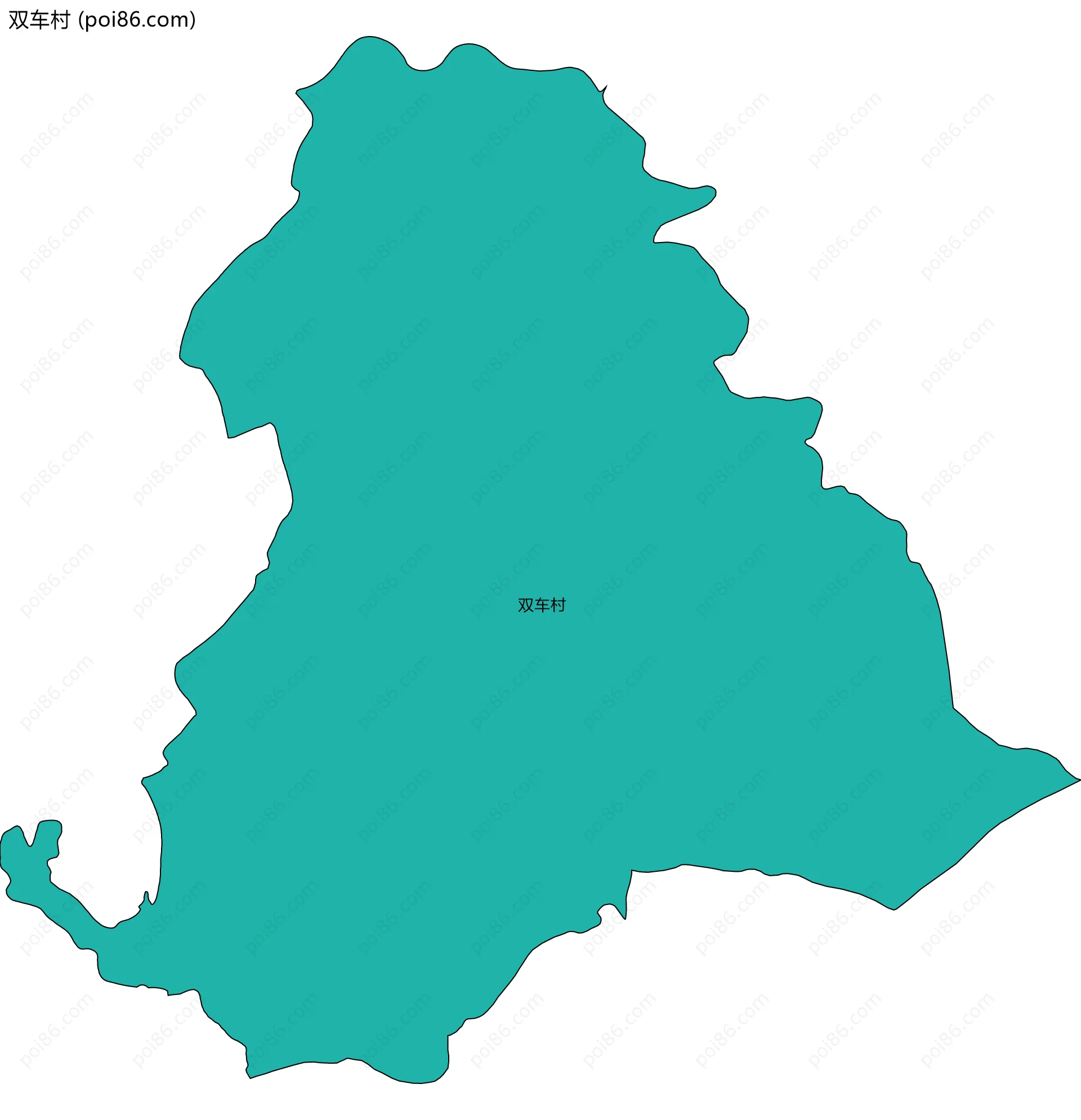 双车村边界地图