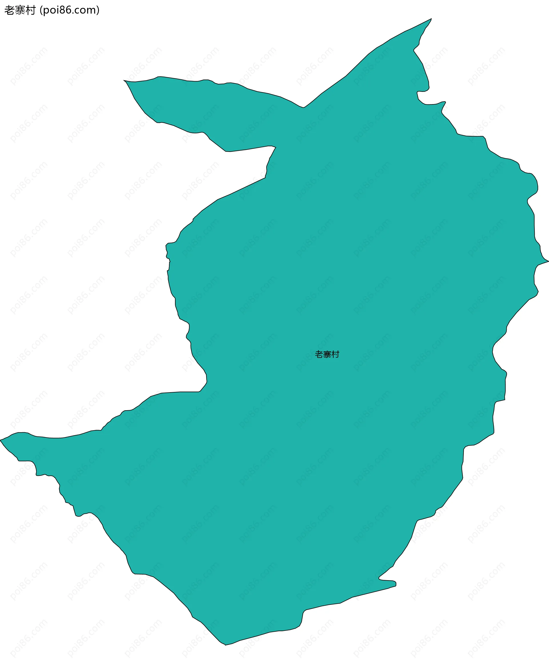 老寨村边界地图