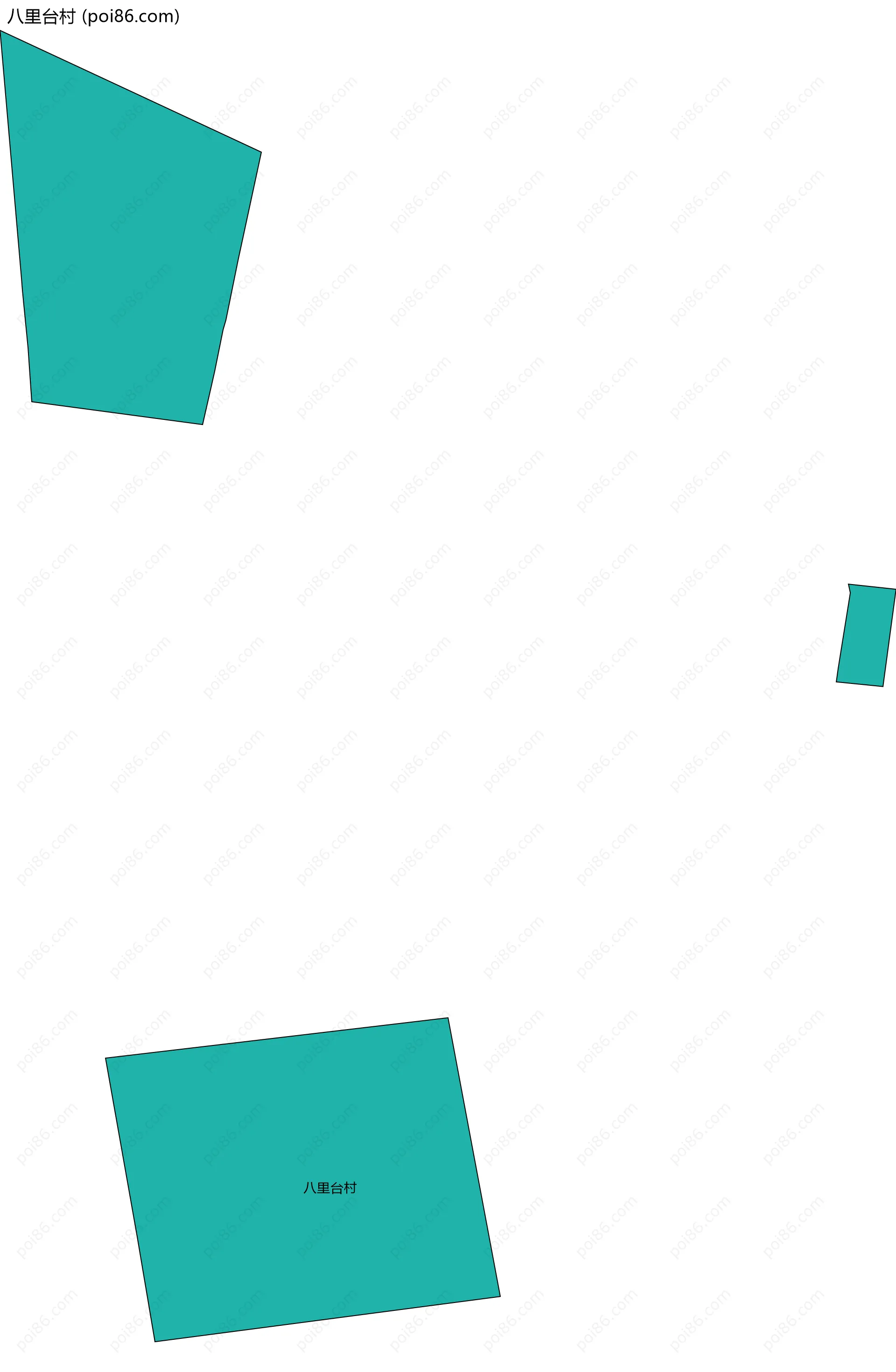 八里台村边界地图