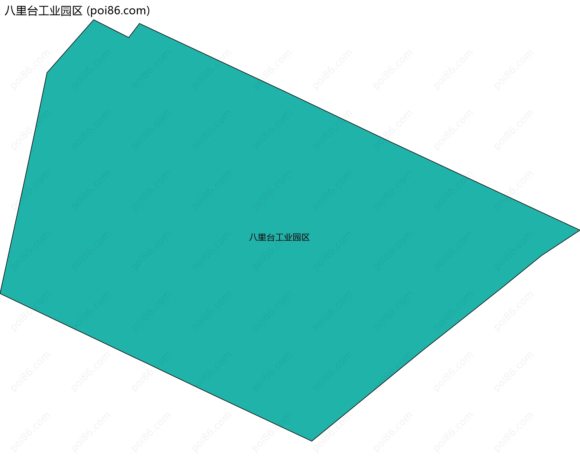 八里台工业园区边界地图