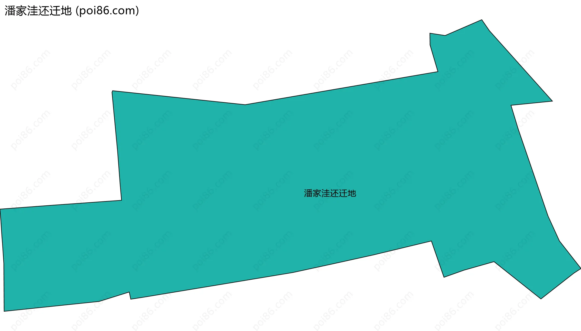 潘家洼还迁地边界地图