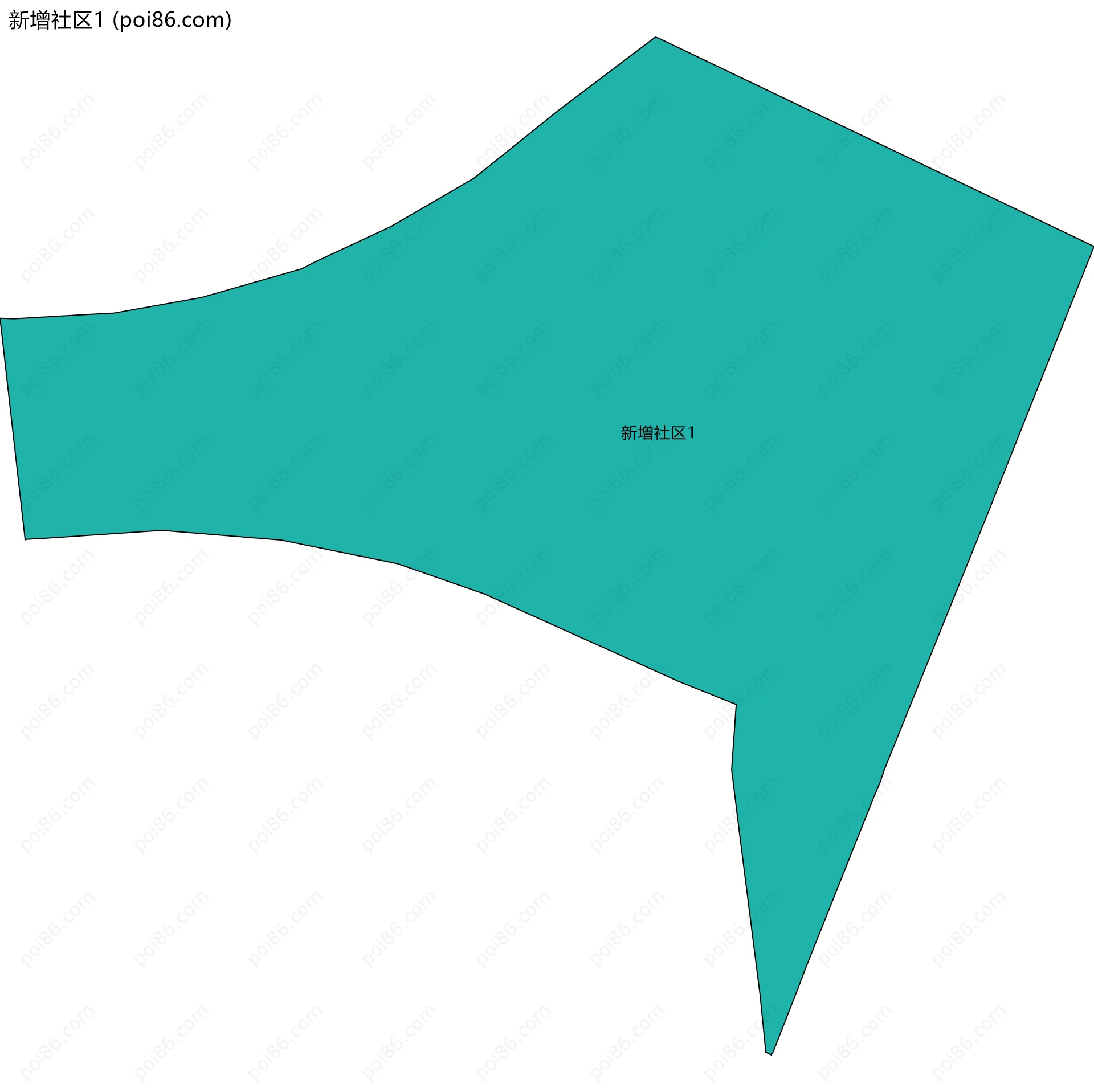 新增社区1边界地图