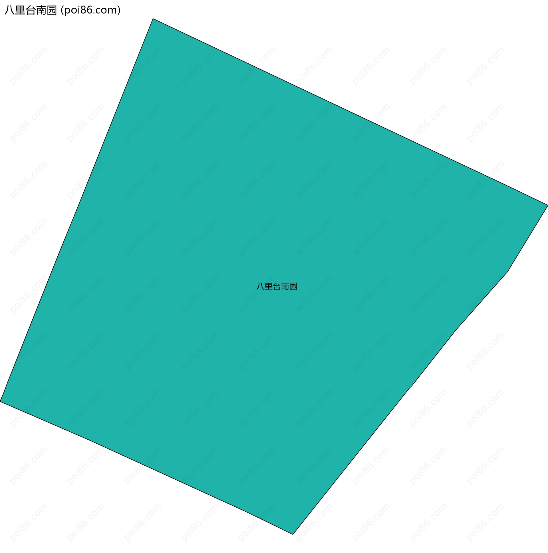 八里台南园边界地图