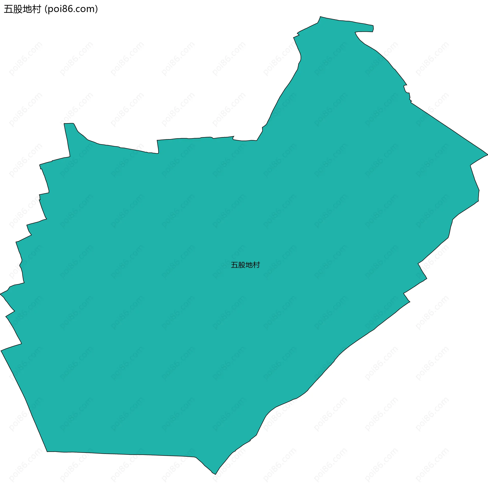 五股地村边界地图