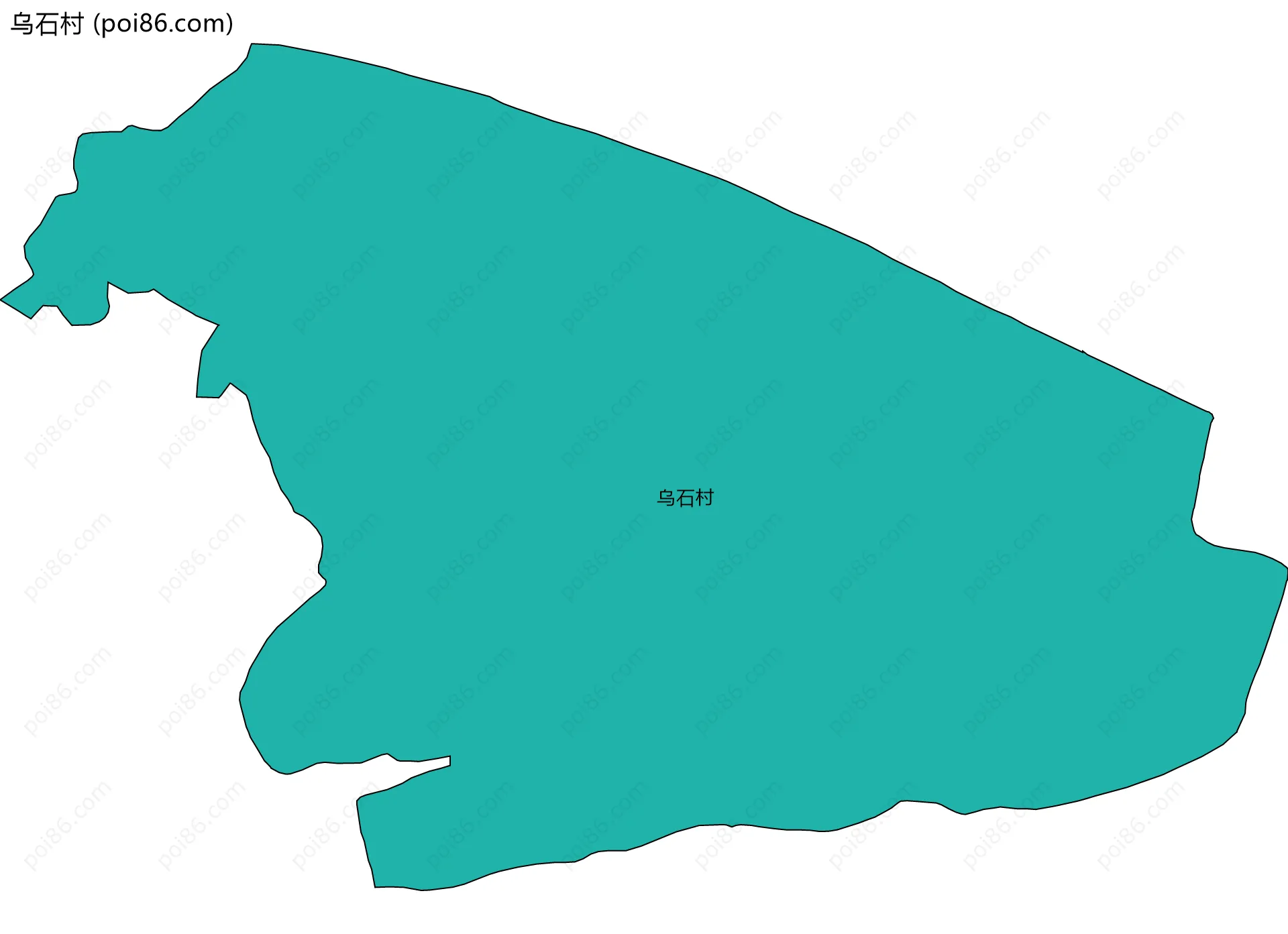 乌石村边界地图