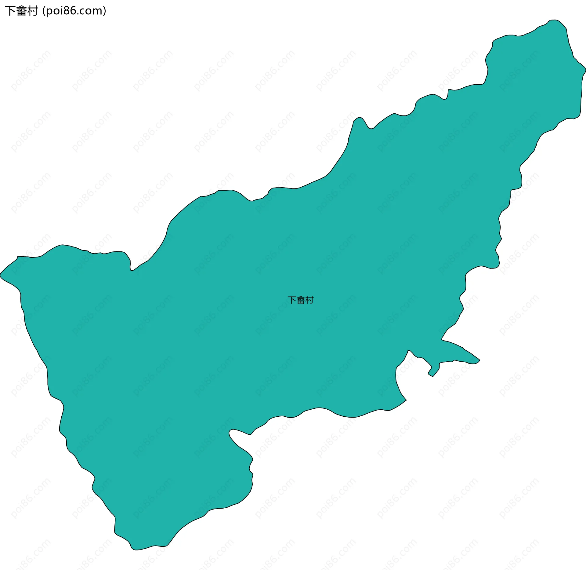 下畲村边界地图