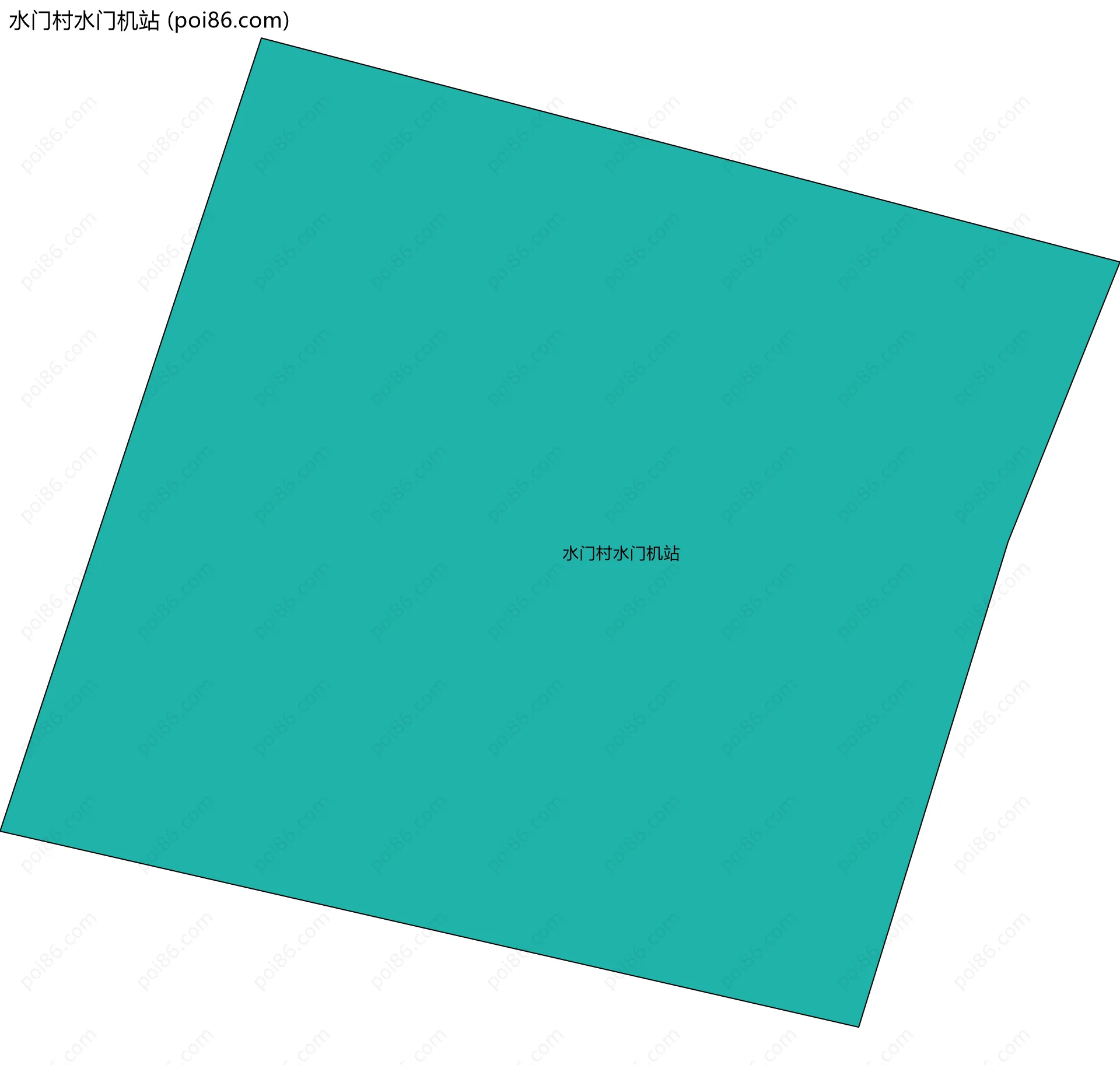 水门村水门机站边界地图