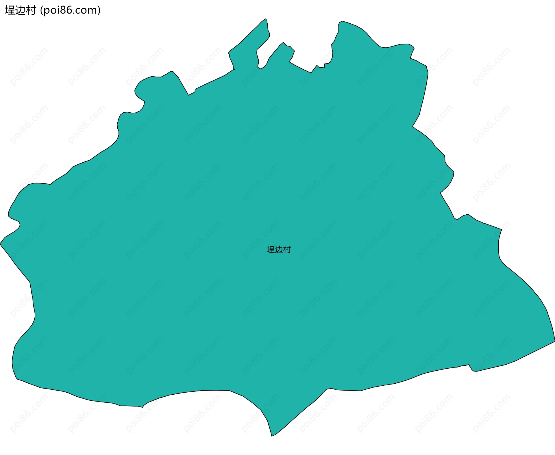 埕边村边界地图
