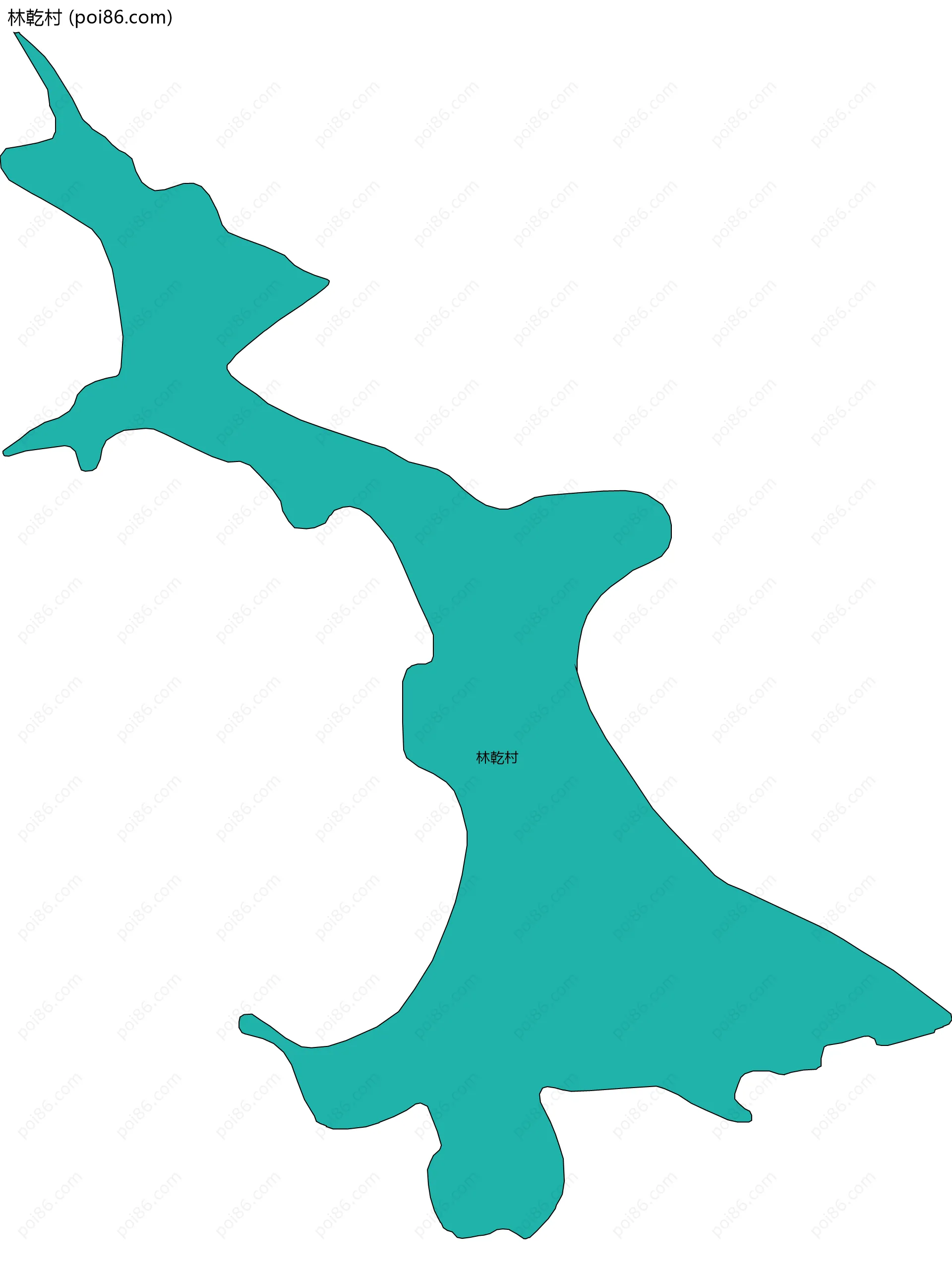 林乾村边界地图