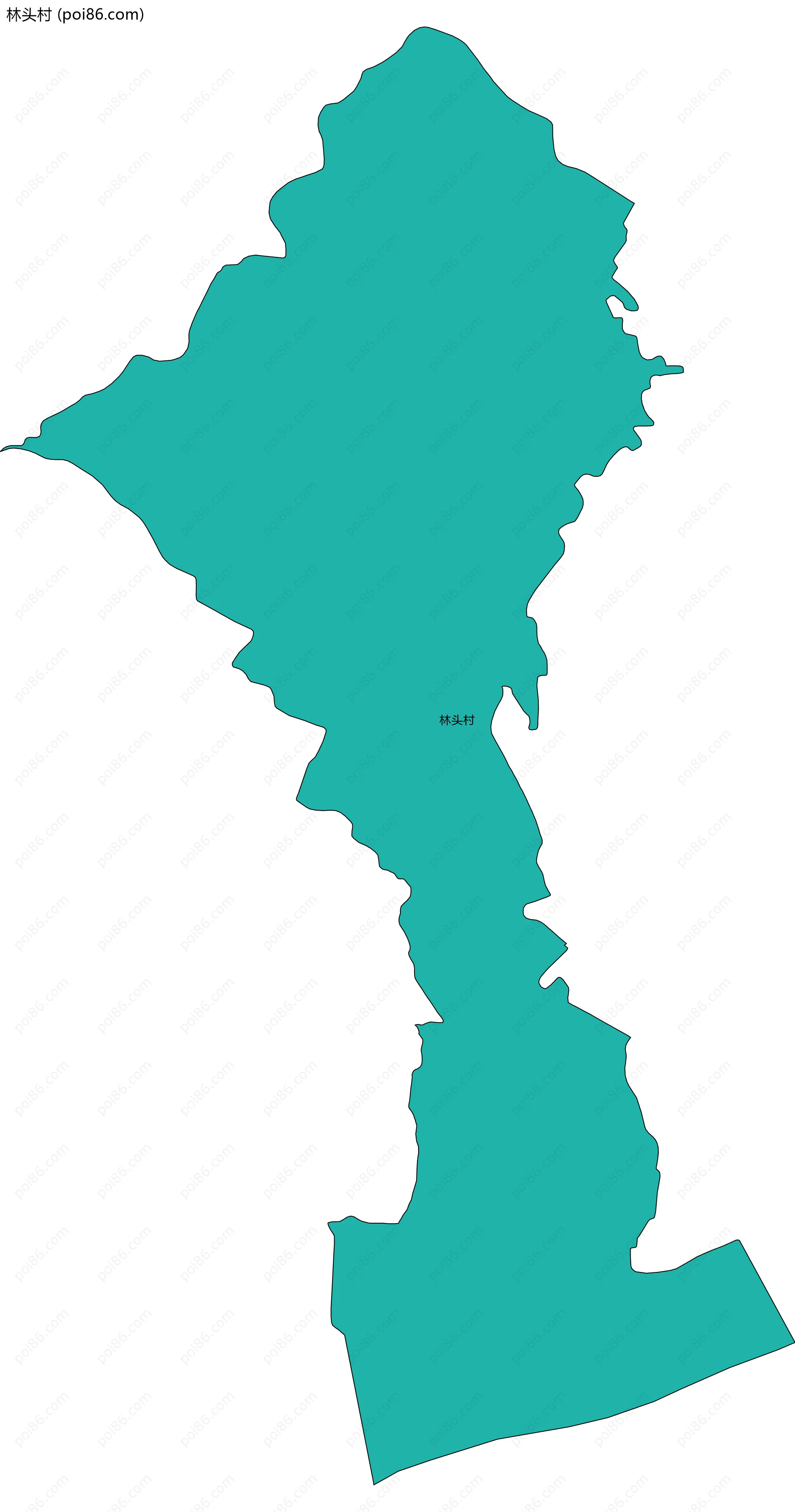 林头村边界地图