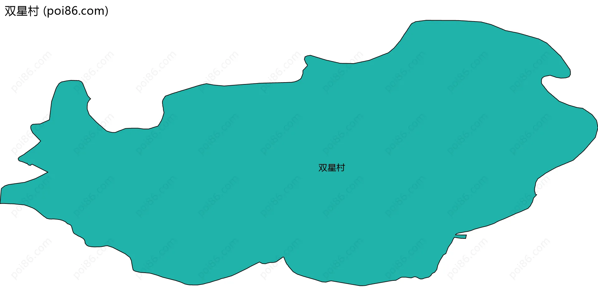 双星村边界地图