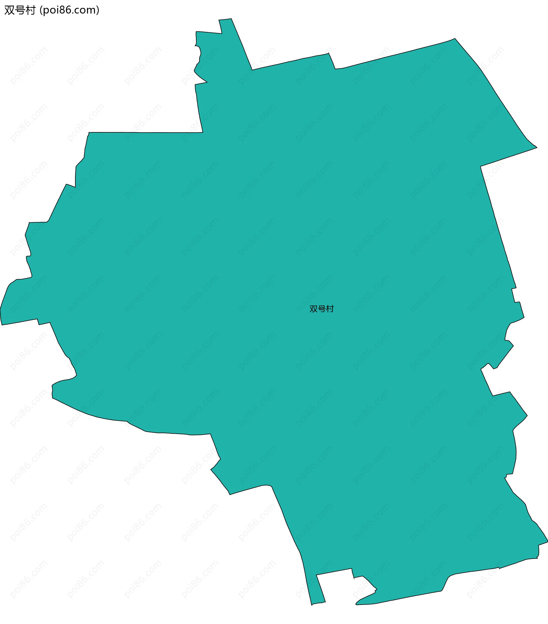 双号村边界地图
