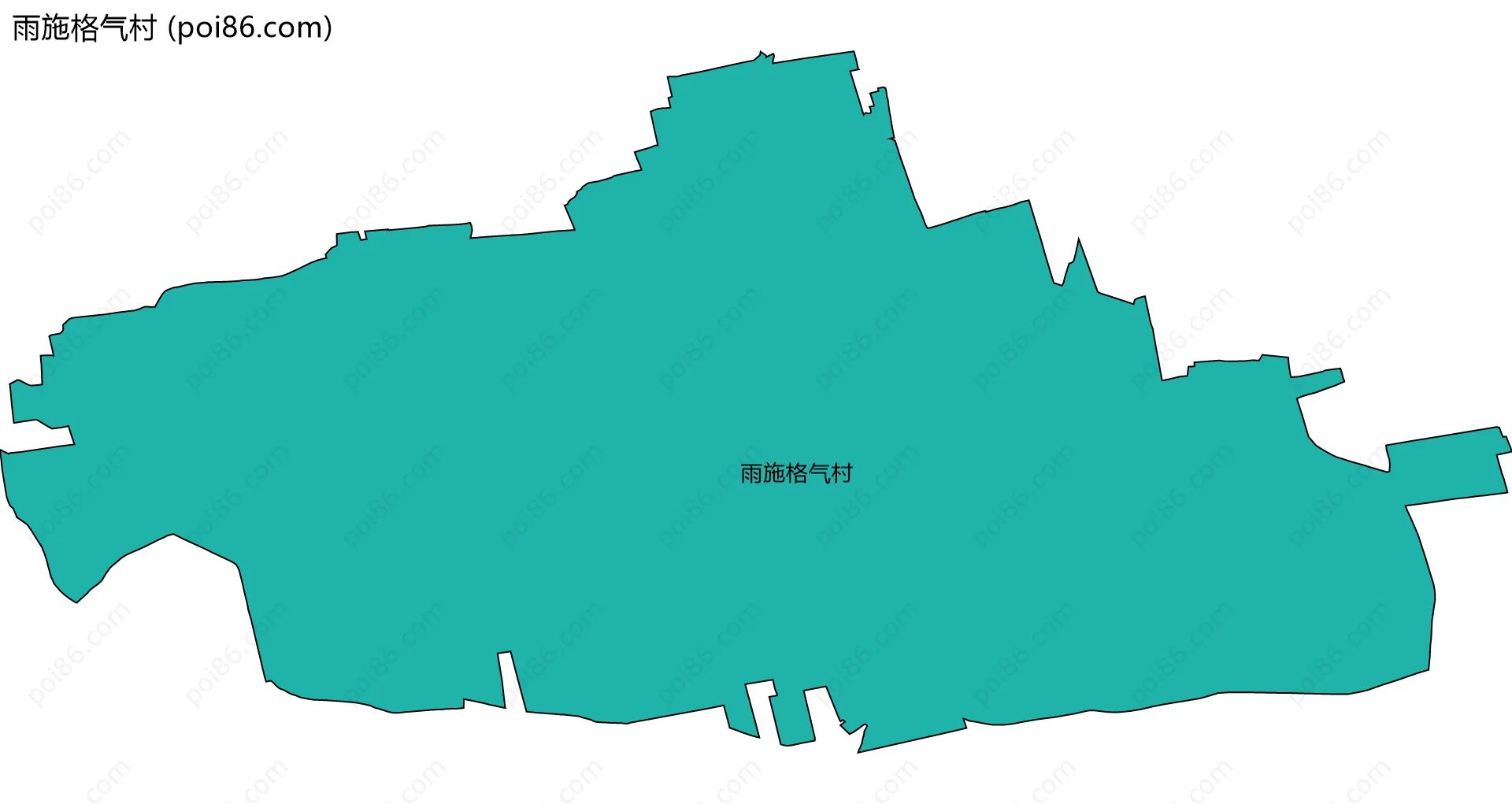雨施格气村边界地图