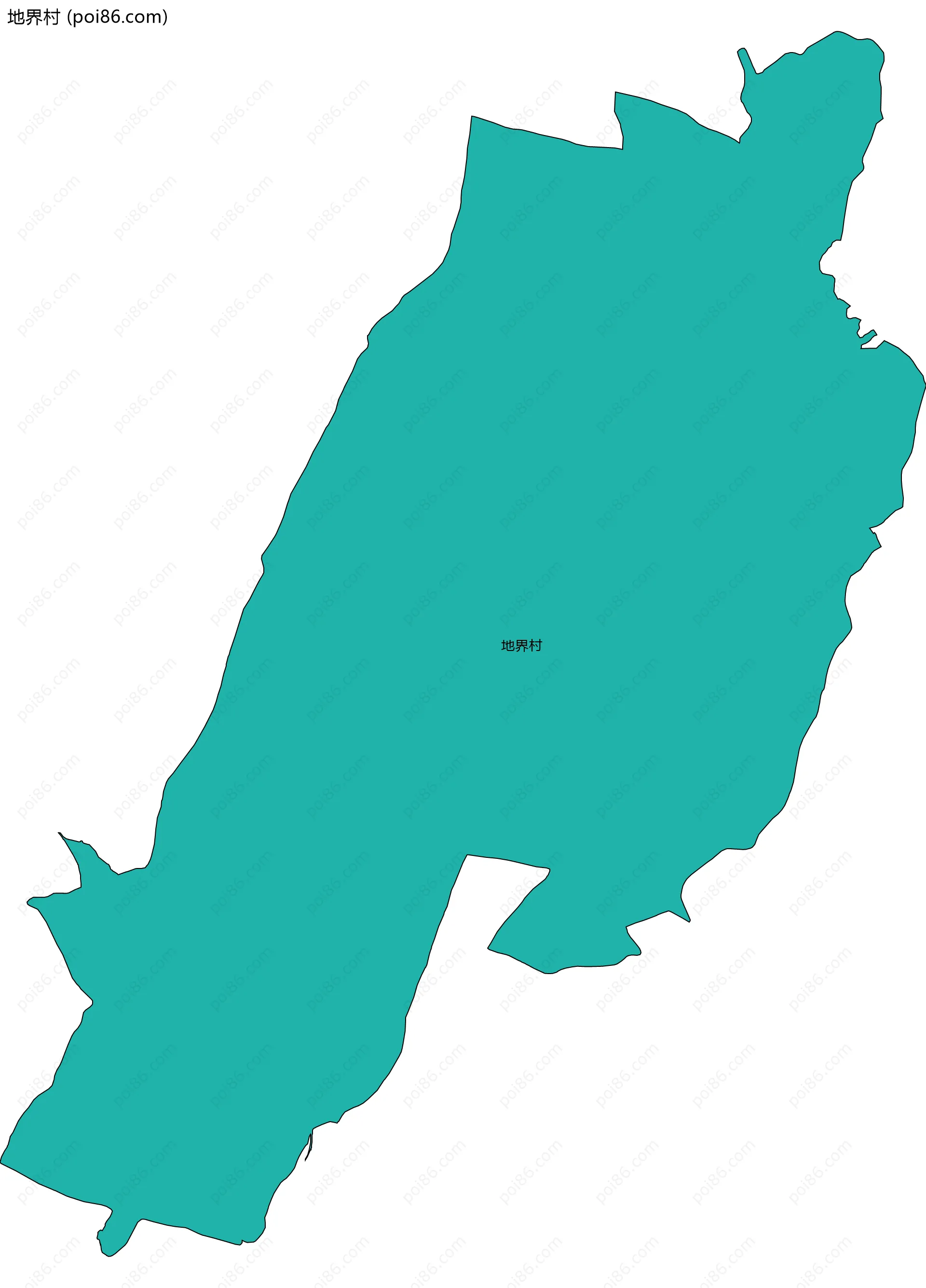 地界村边界地图