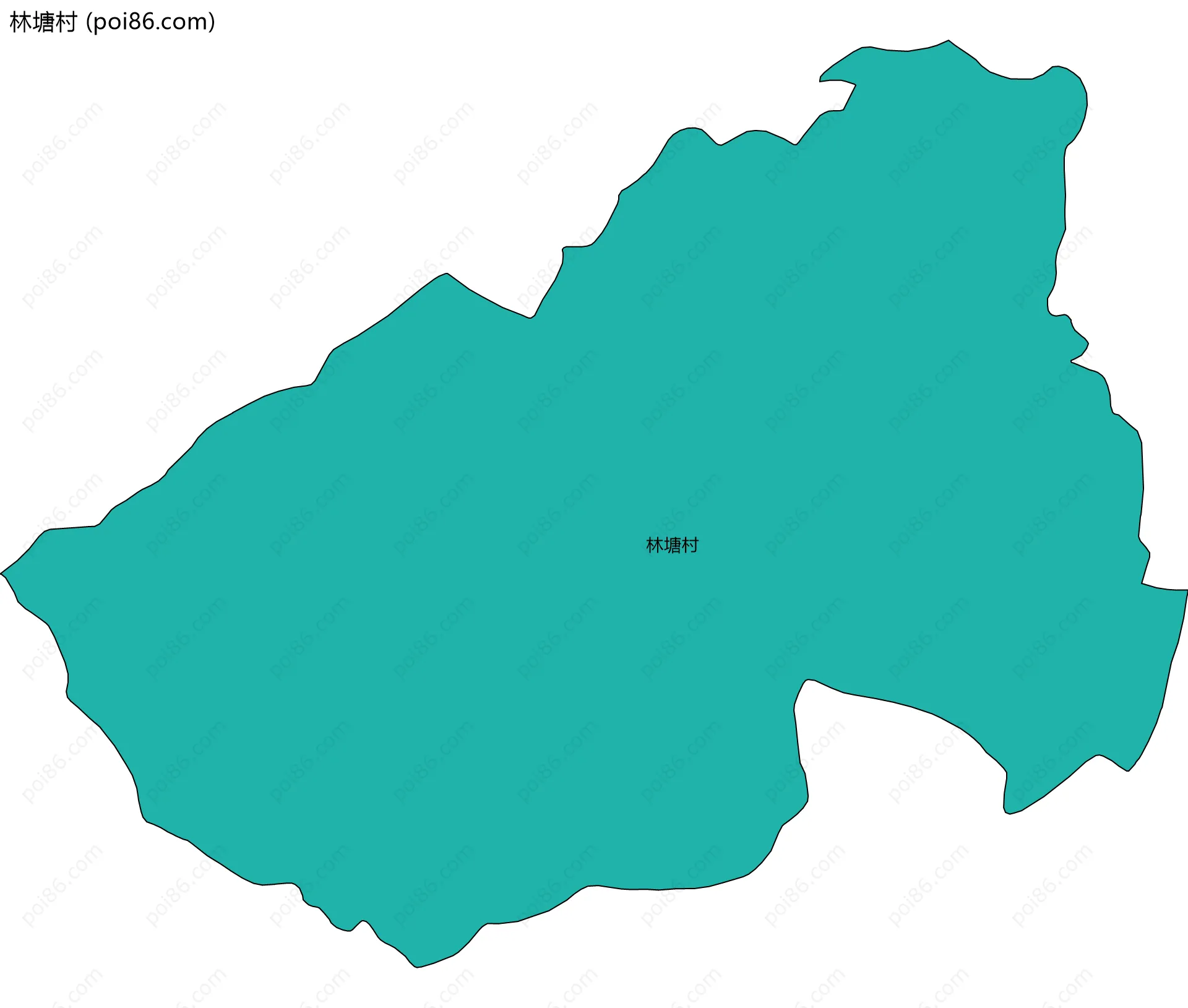 林塘村边界地图