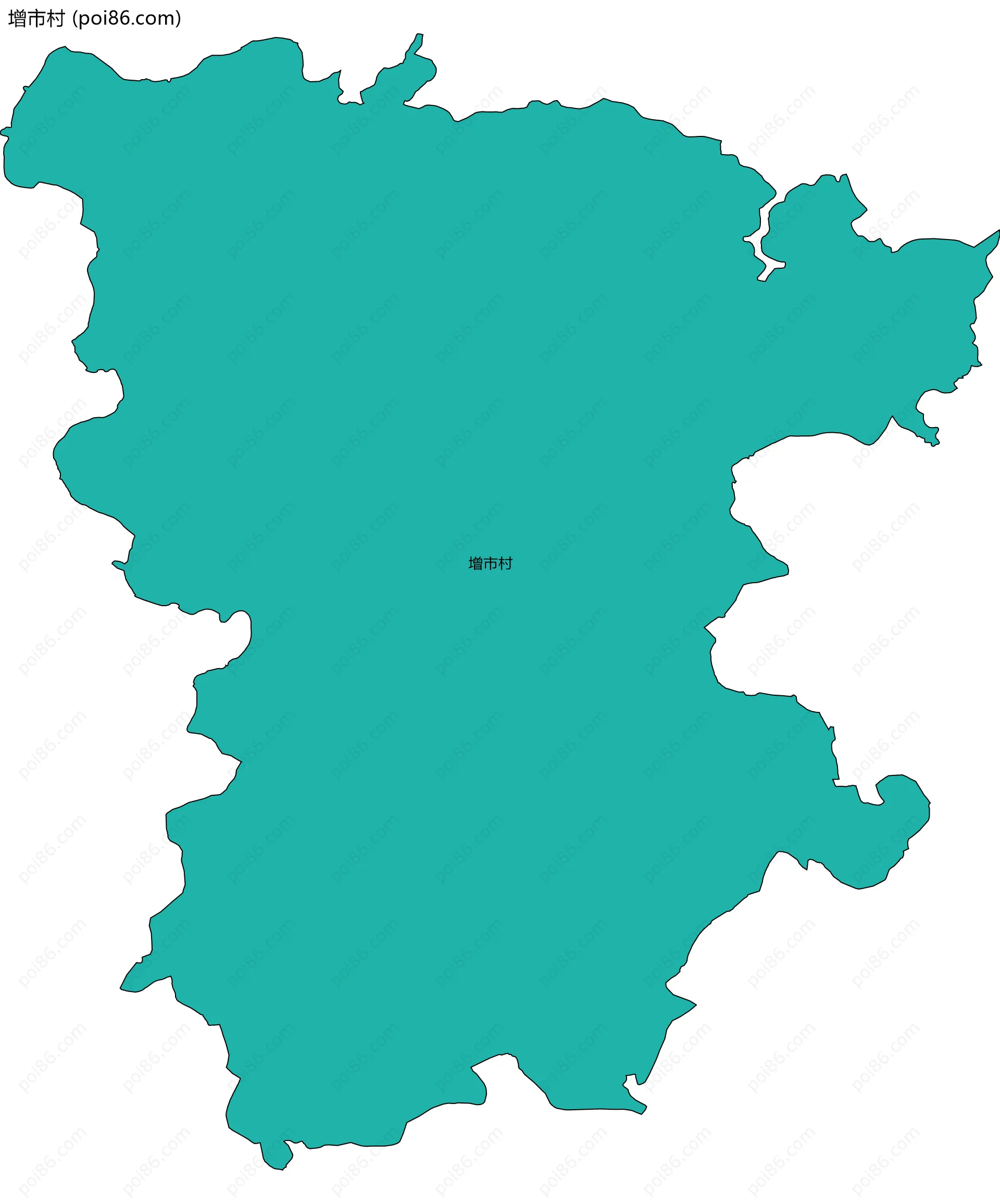 增市村边界地图
