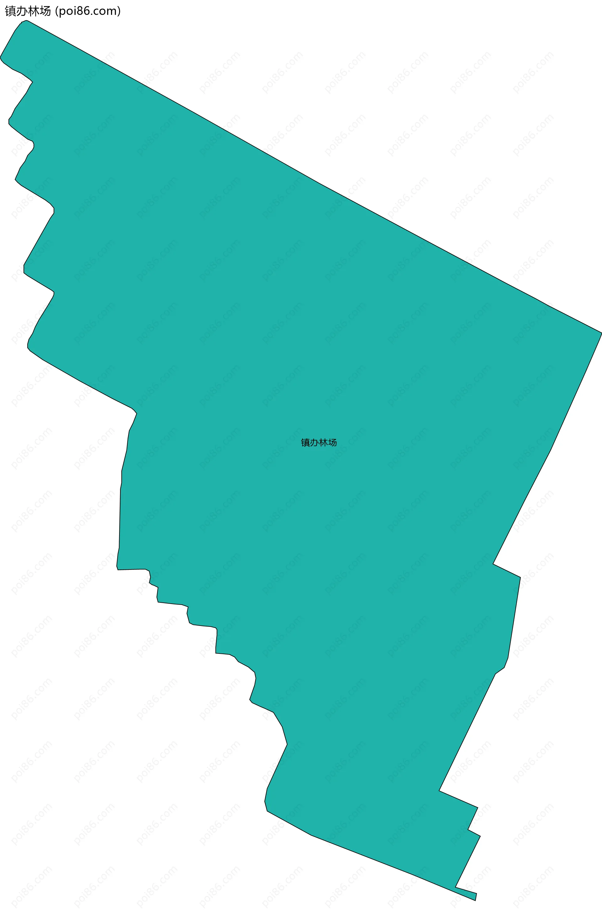 镇办林场边界地图