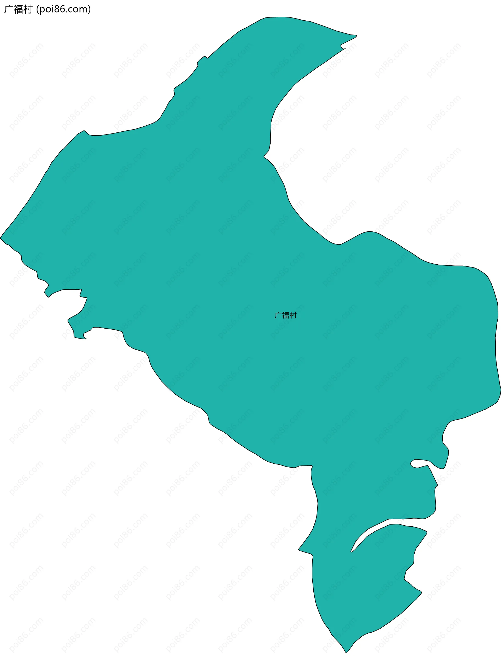 广福村边界地图