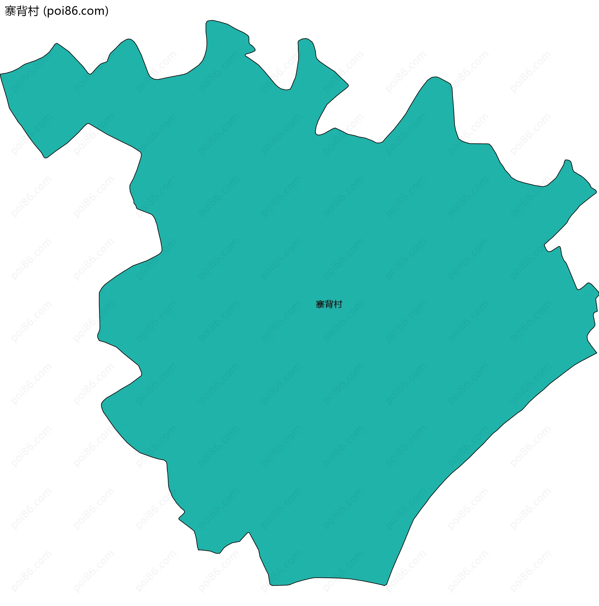 寨背村边界地图