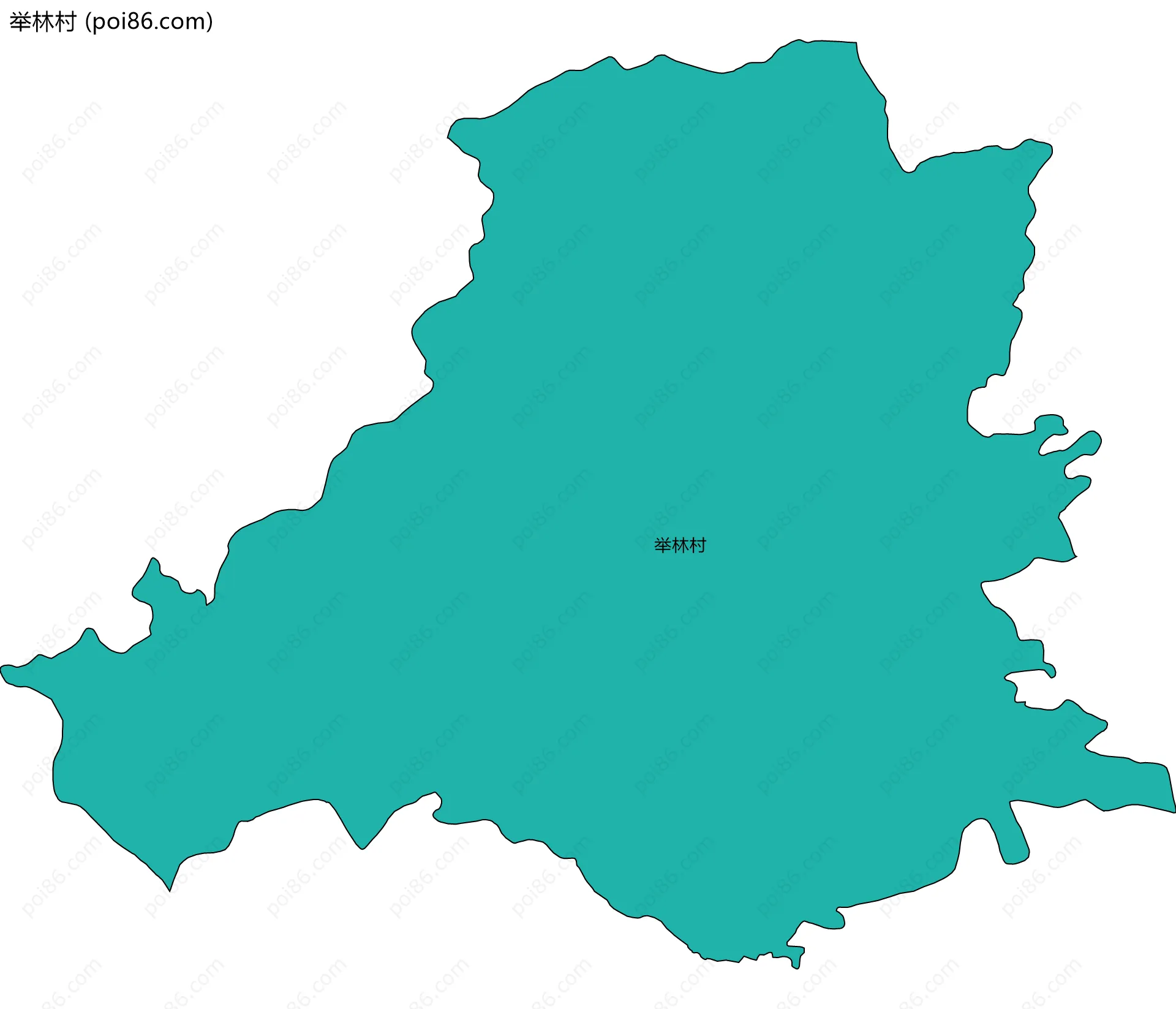 举林村边界地图