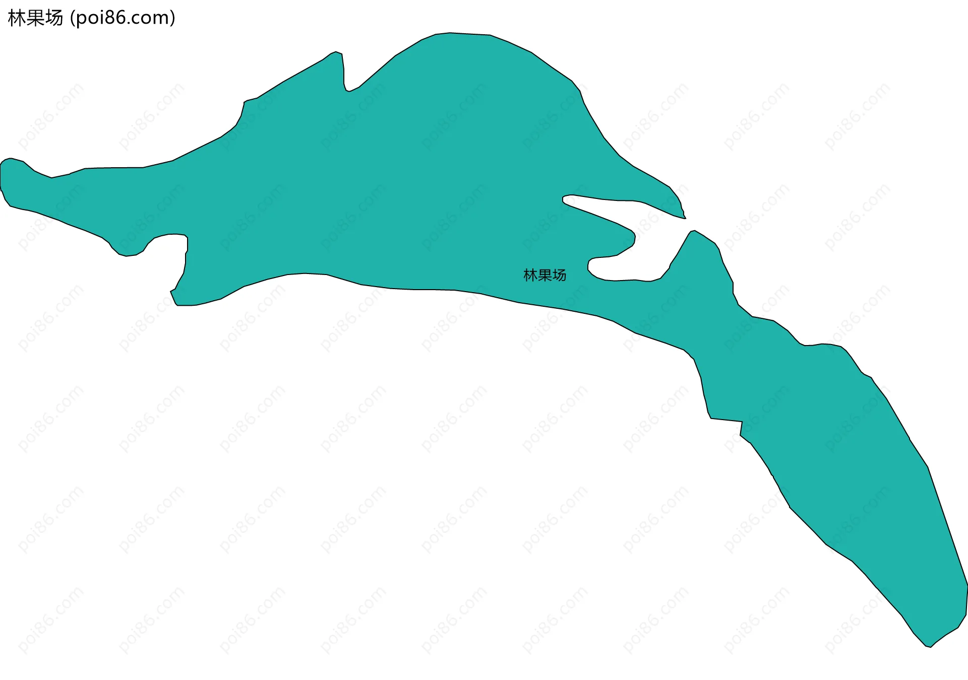 林果场边界地图