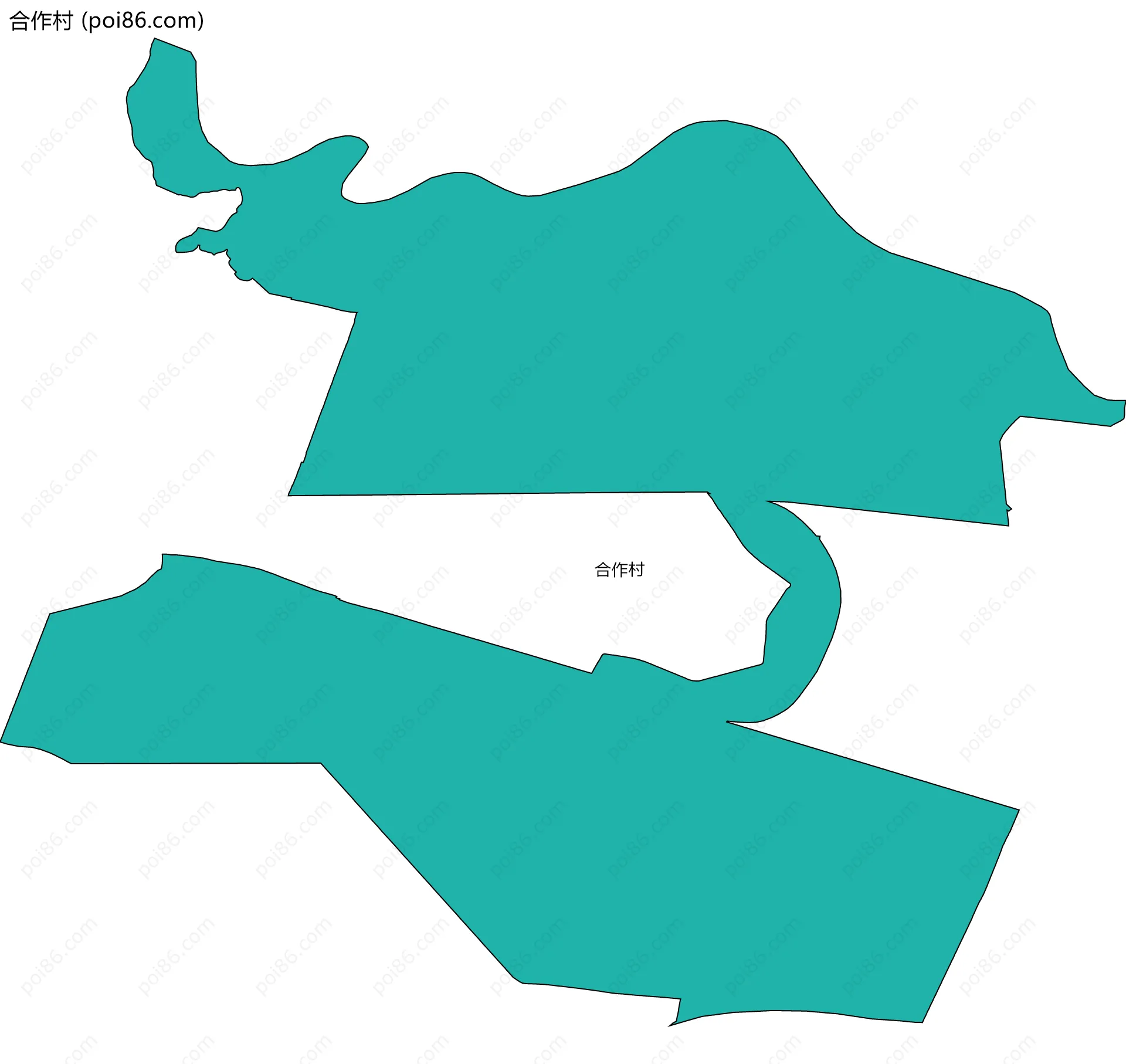 合作村边界地图