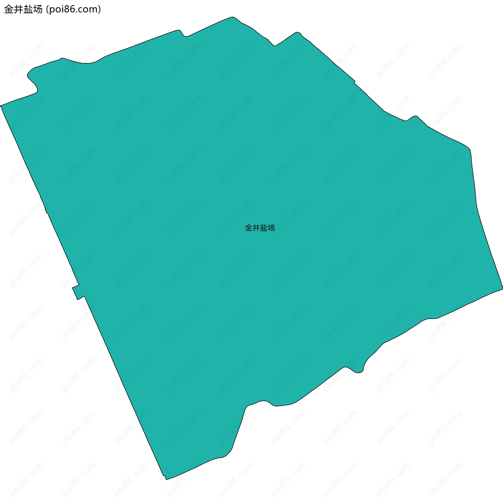 金井盐场边界地图