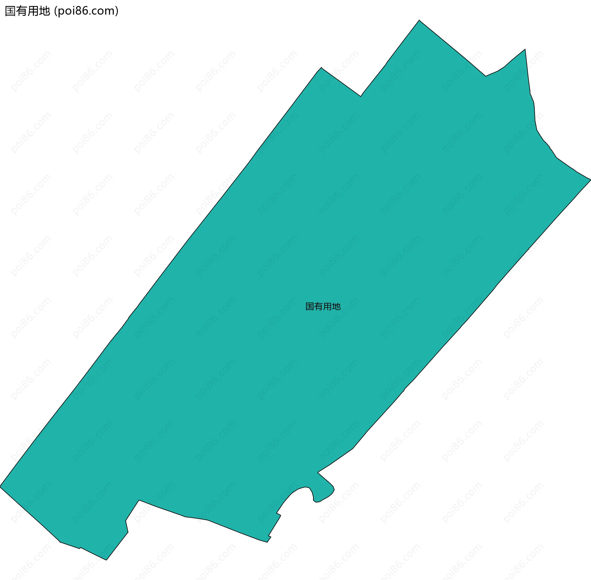 国有用地边界地图