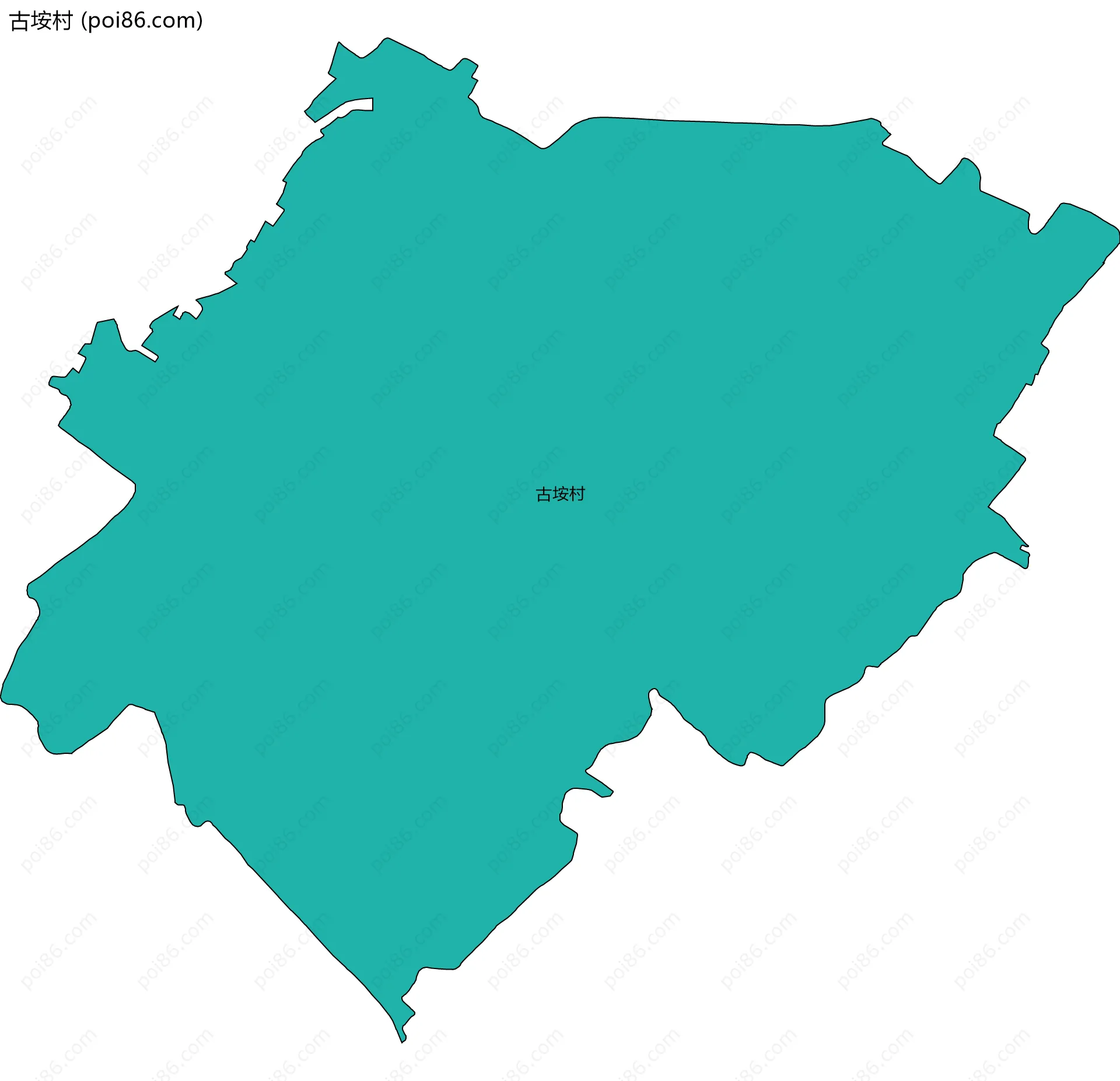 古垵村边界地图