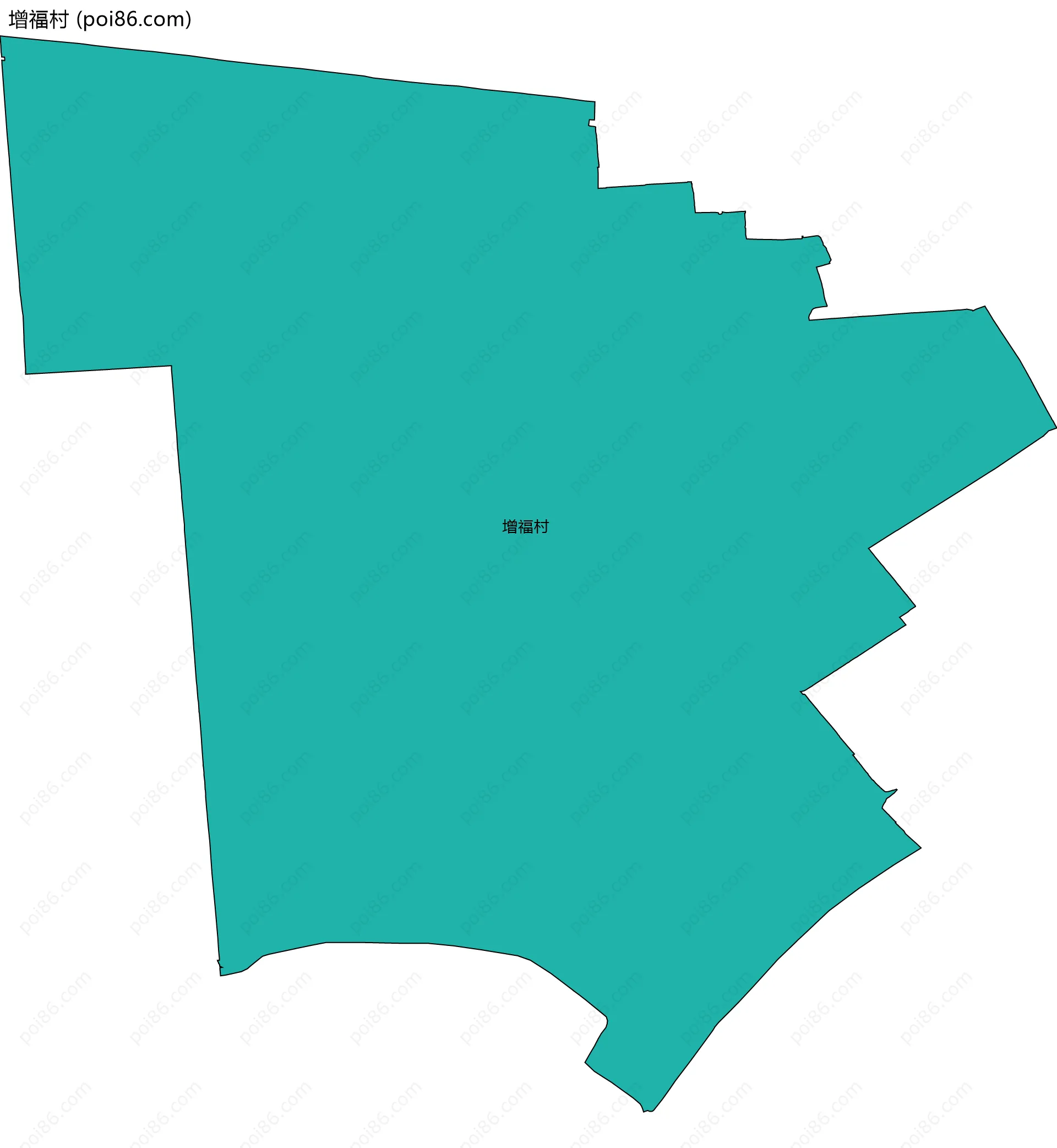 增福村边界地图