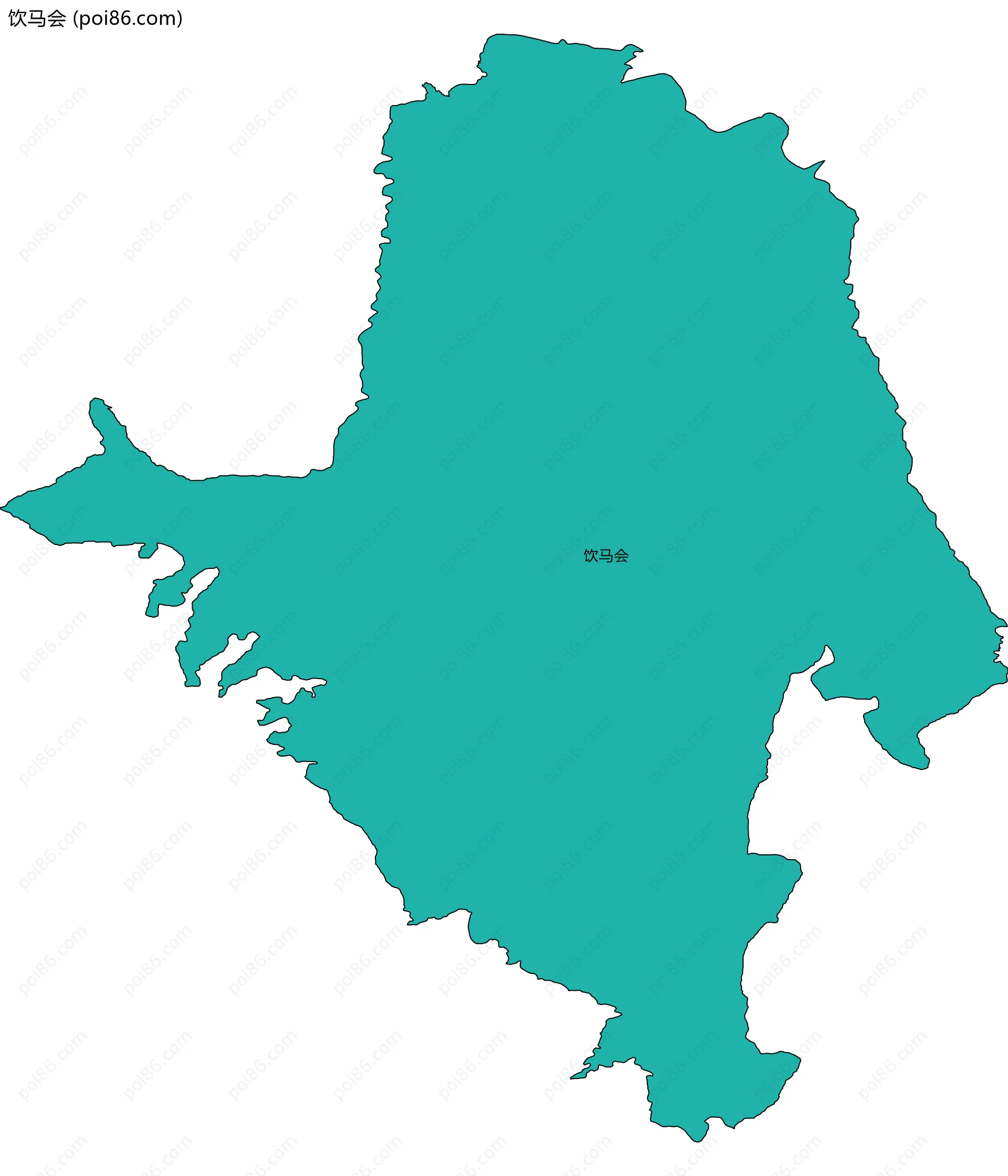 饮马会边界地图