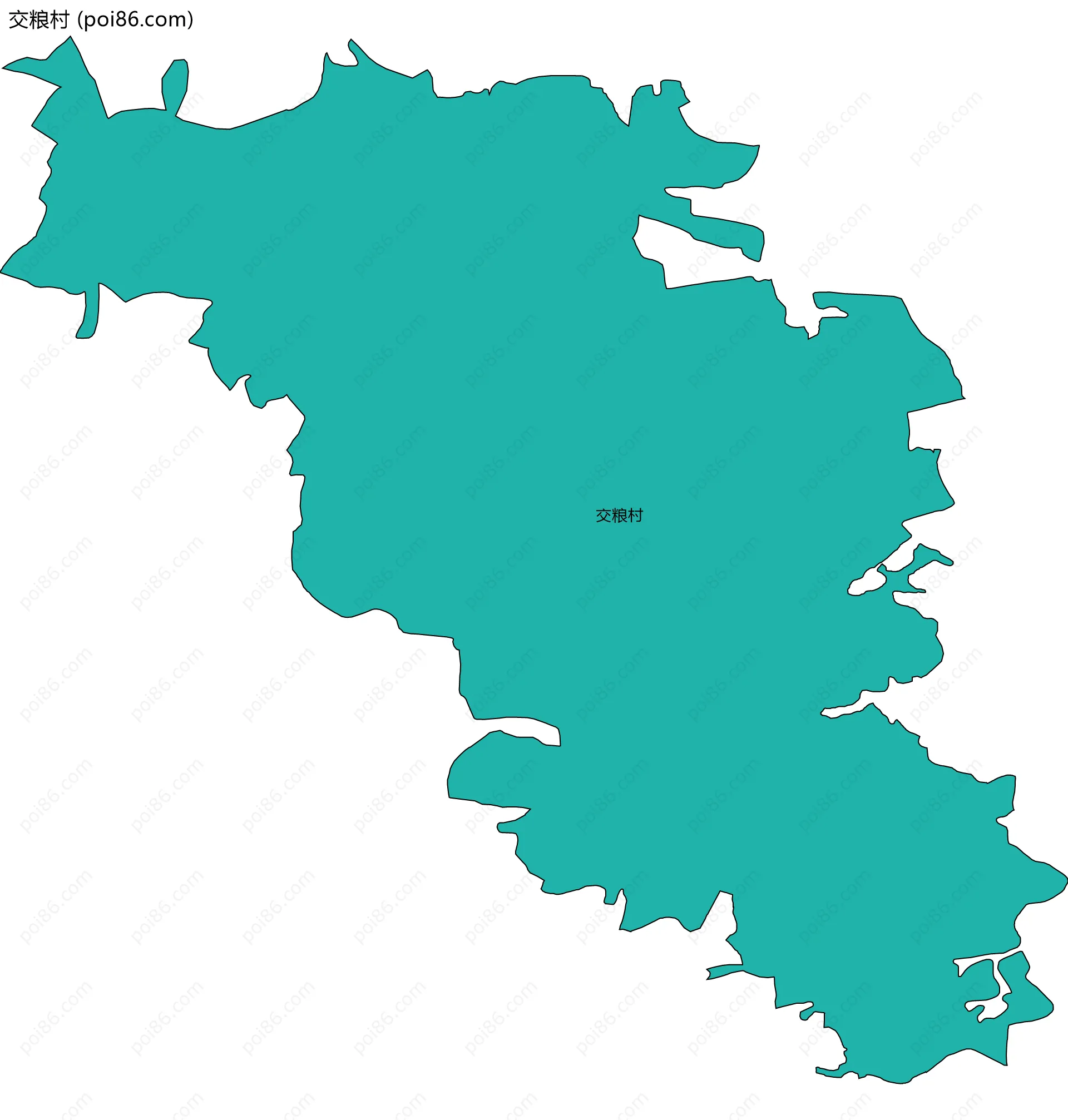 交粮村边界地图