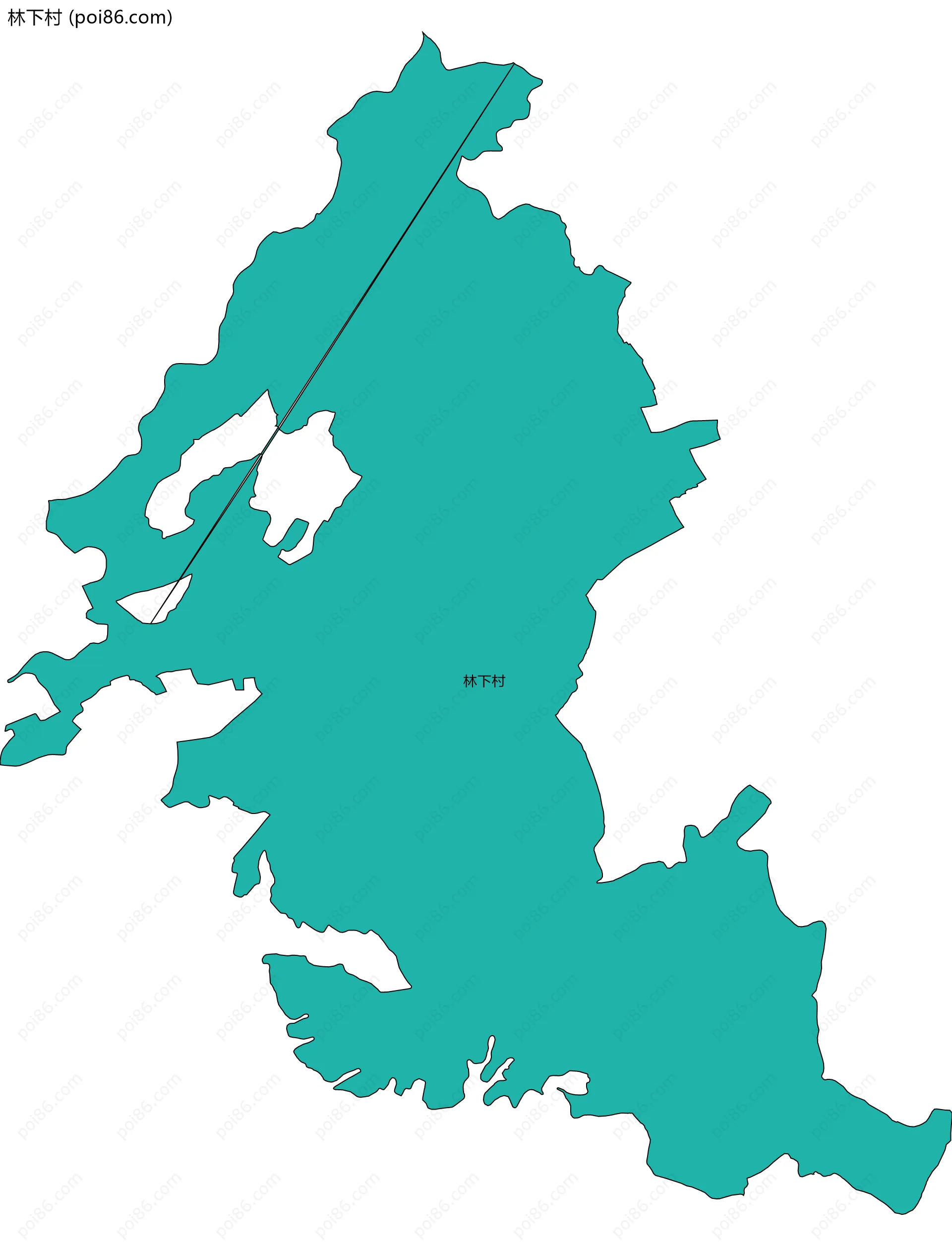 林下村边界地图