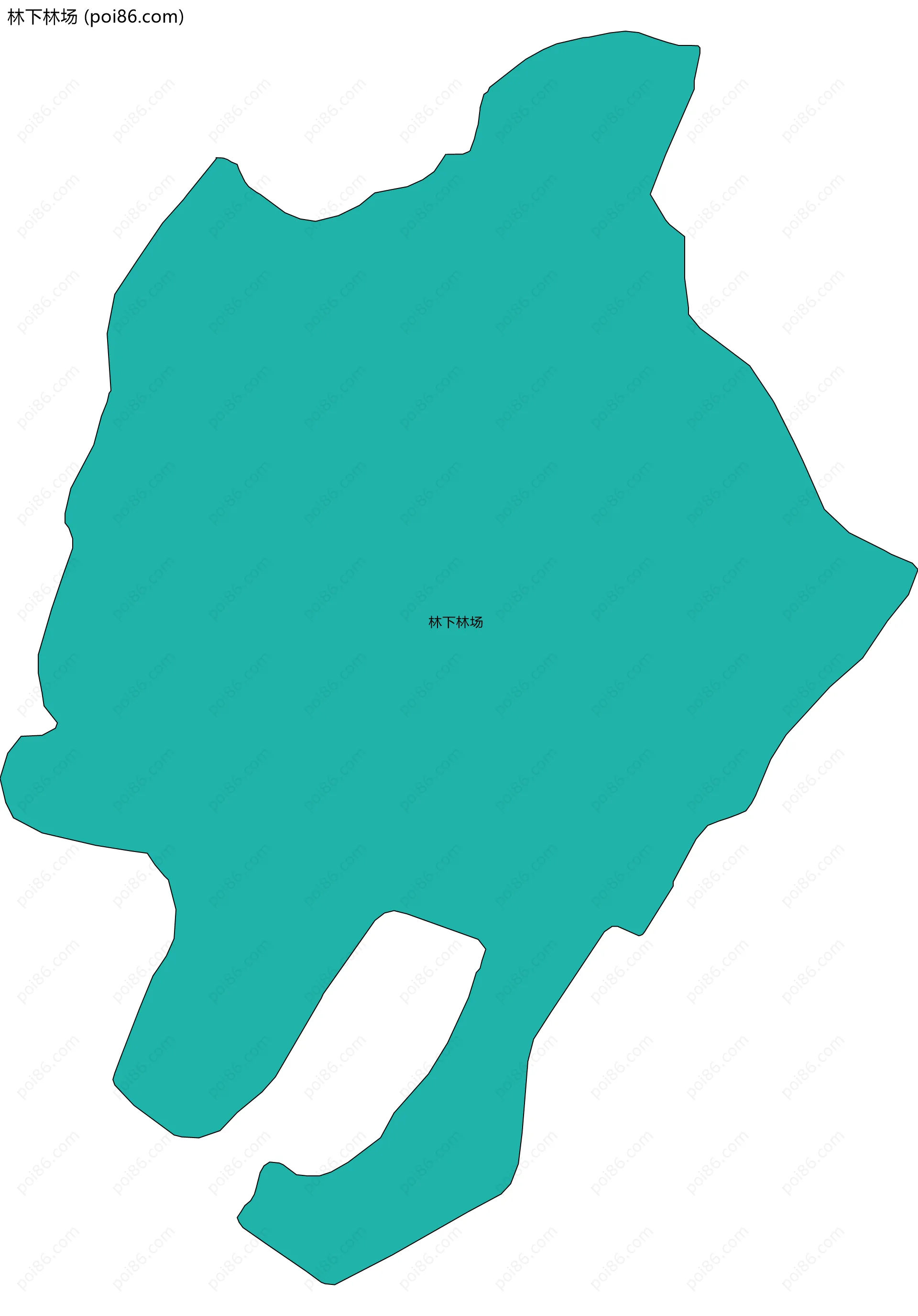 林下林场边界地图