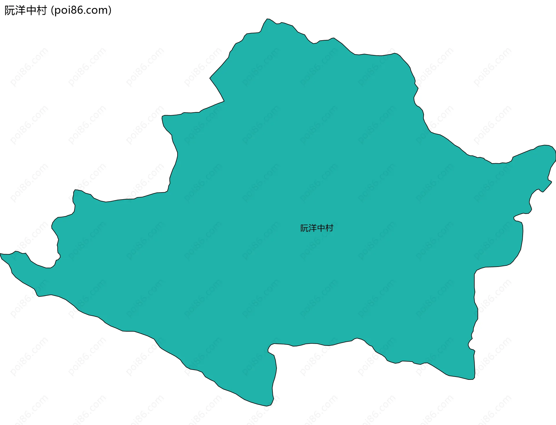 阮洋中村边界地图