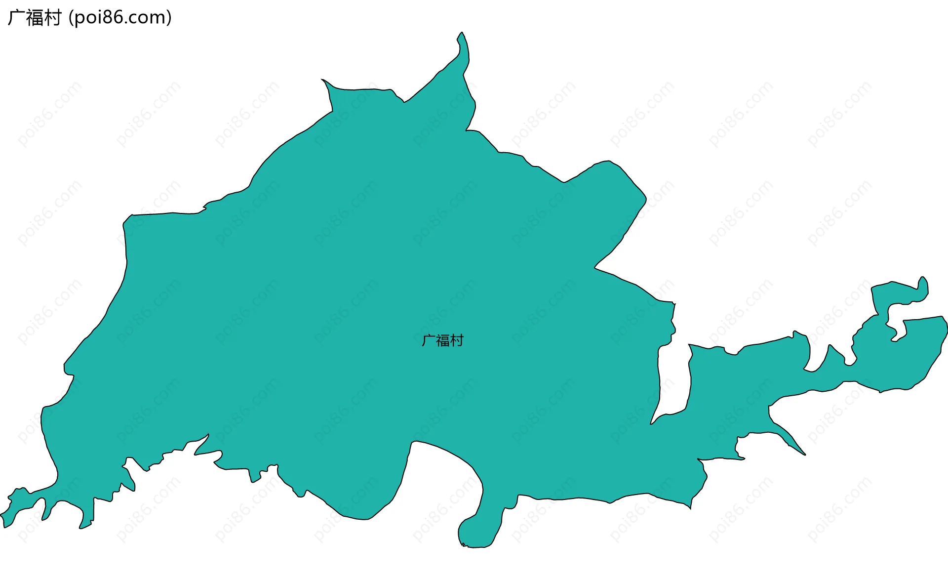 广福村边界地图