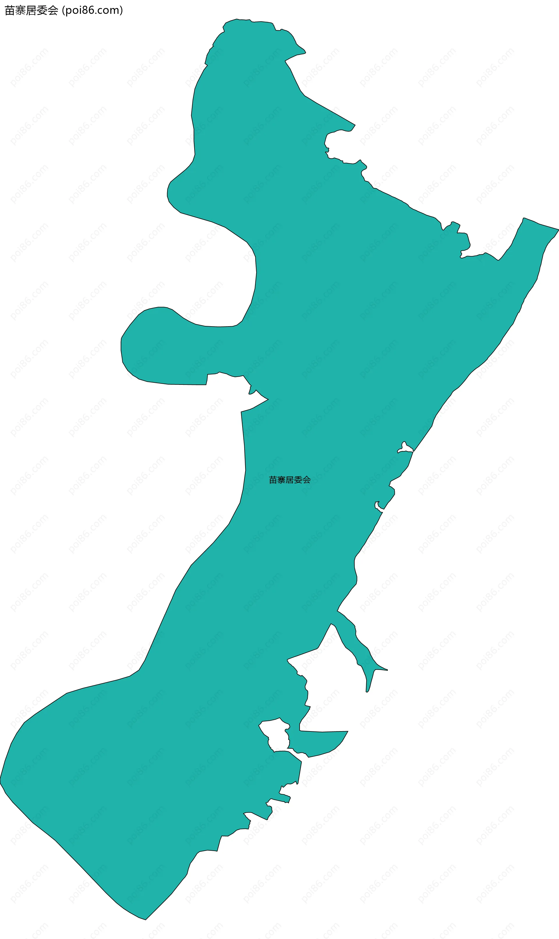 苗寨居委会边界地图