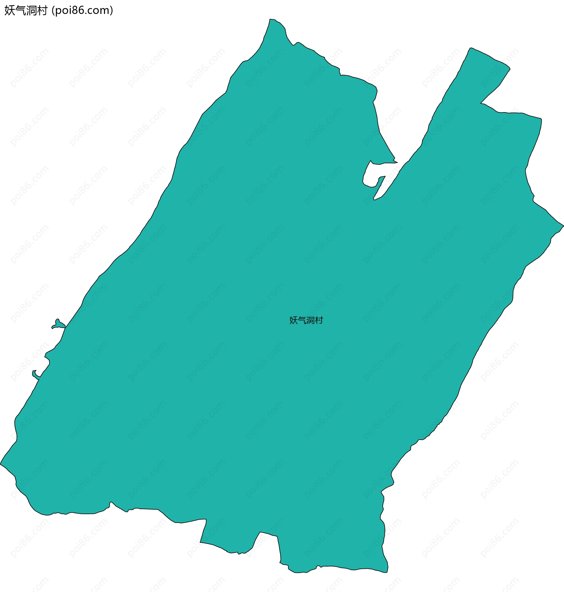 妖气洞村边界地图