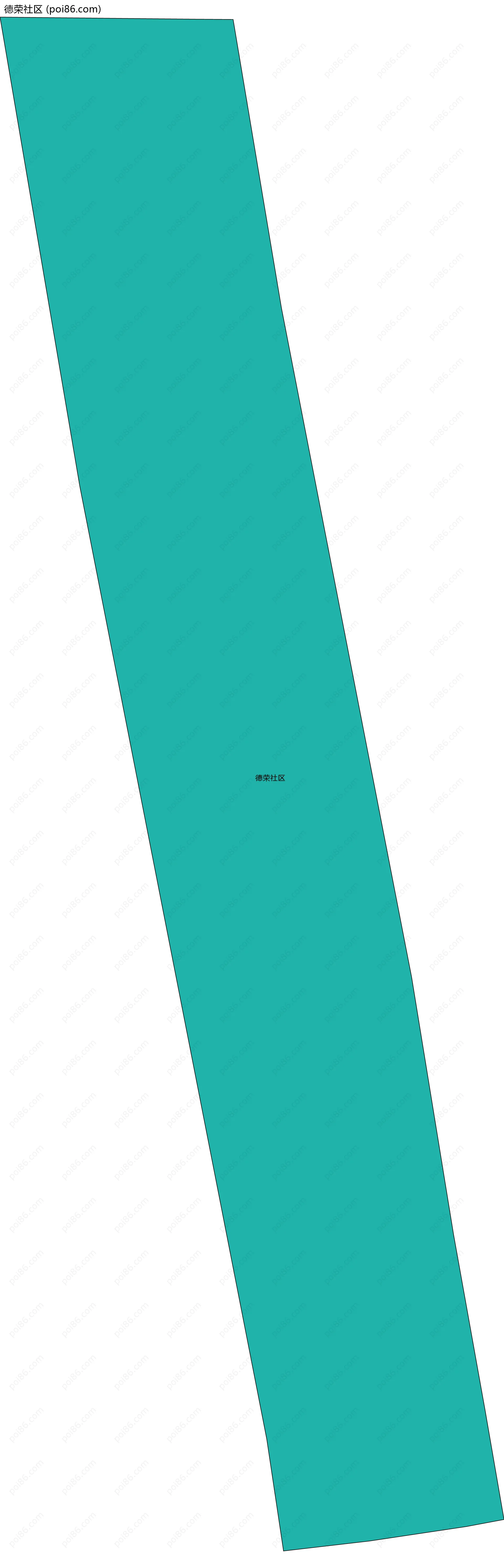 德荣社区边界地图