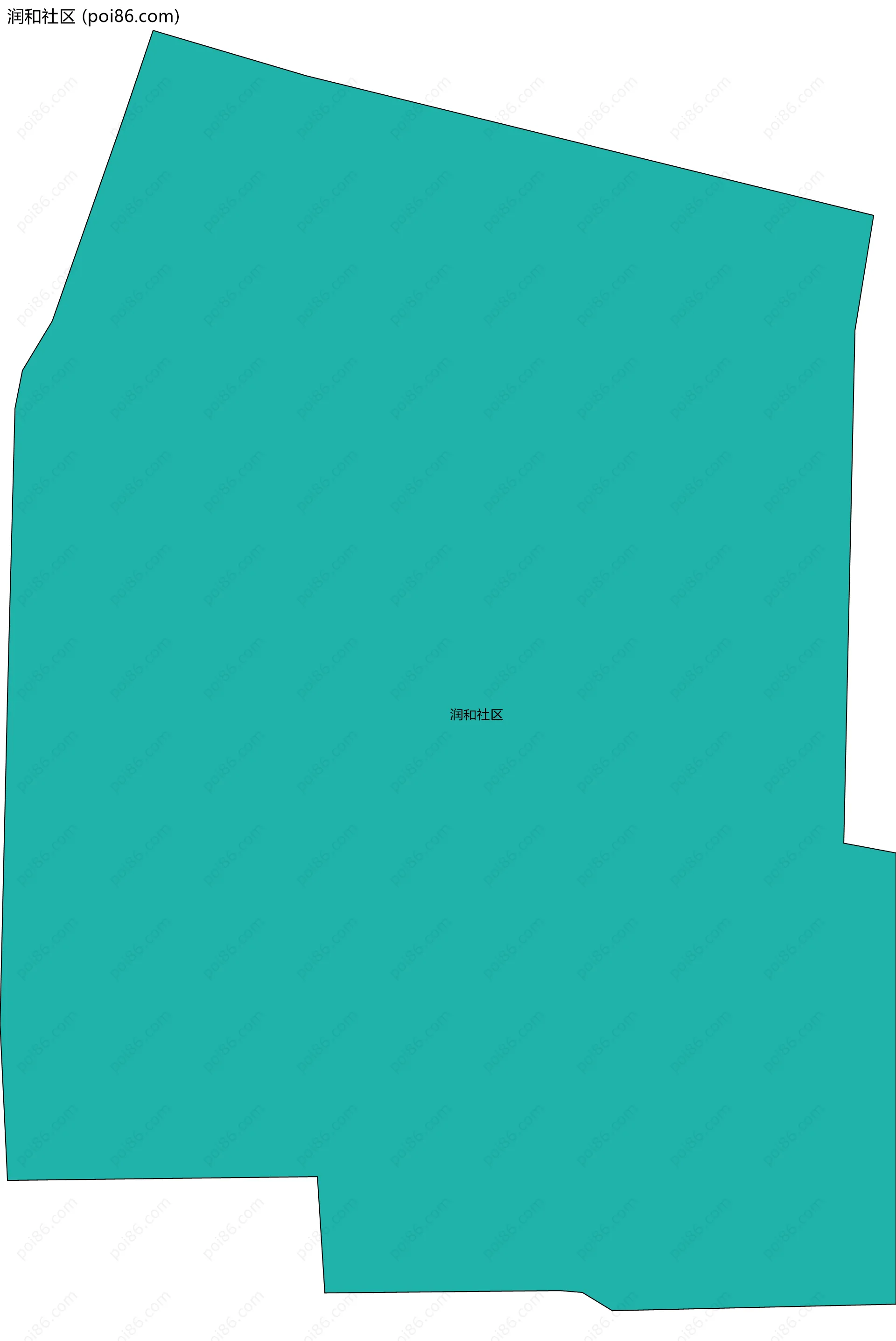 润和社区边界地图