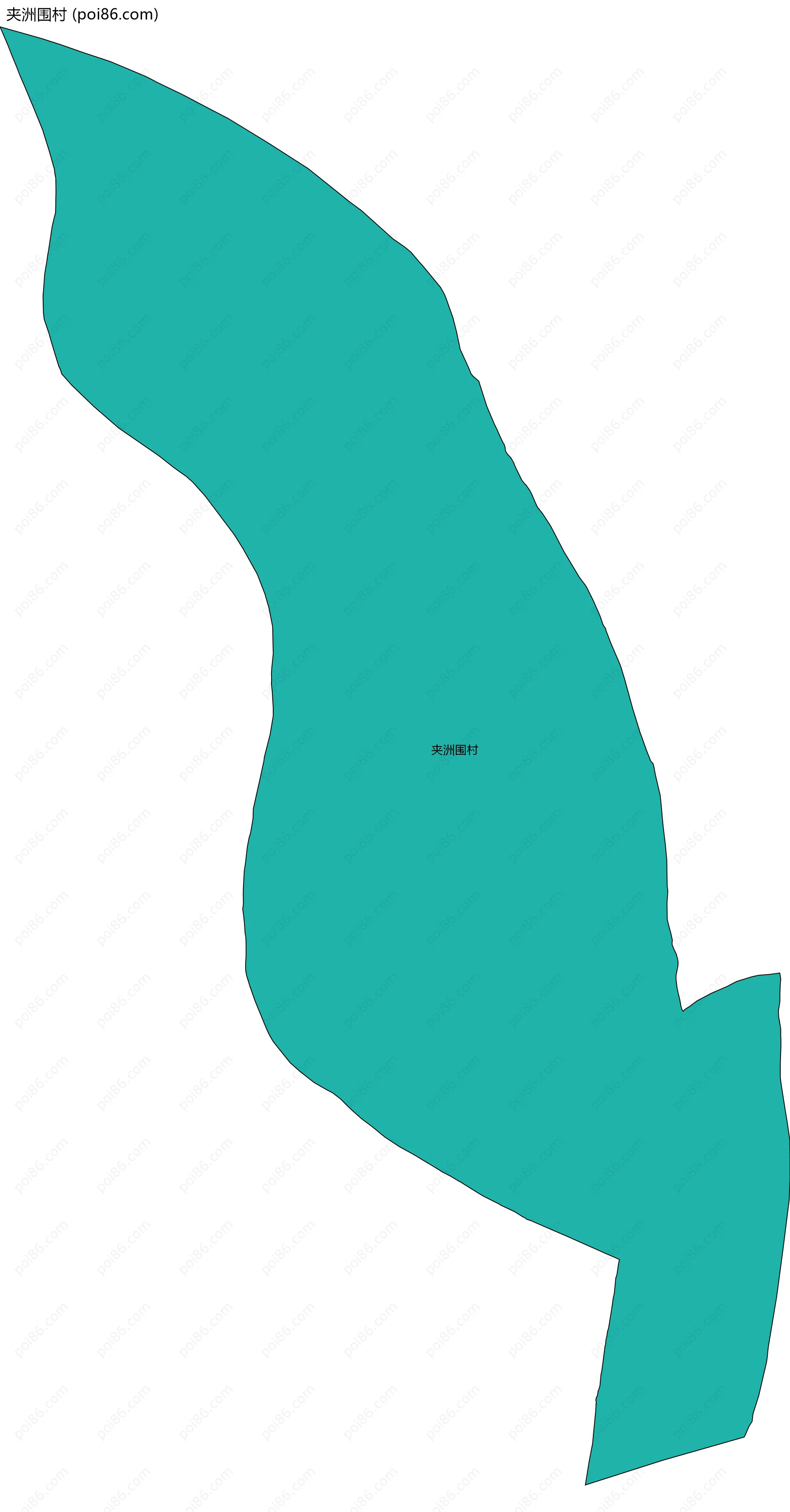 夹洲围村边界地图